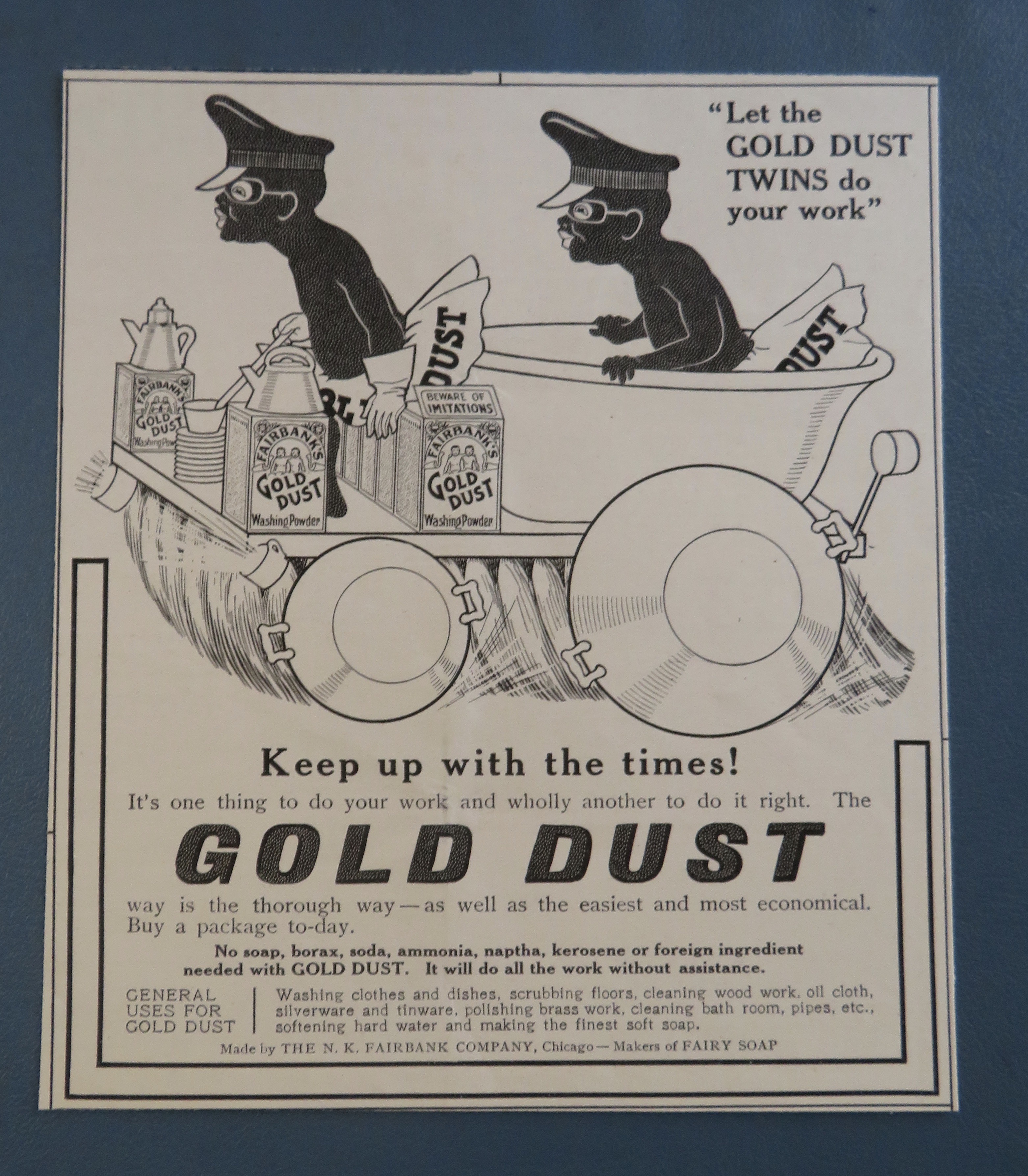 1905 Gold Dust Washing Powder with Gold Dust Twins