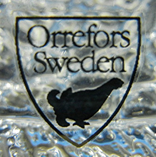 Orrefors Discus Votive Candle Holder