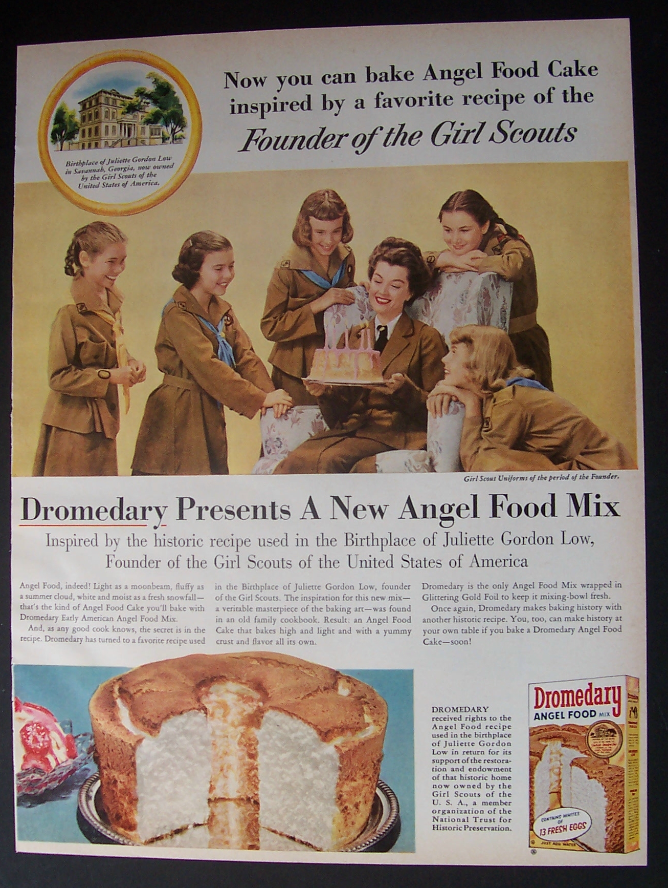 1956  Dromedary Angel  Food  Mix