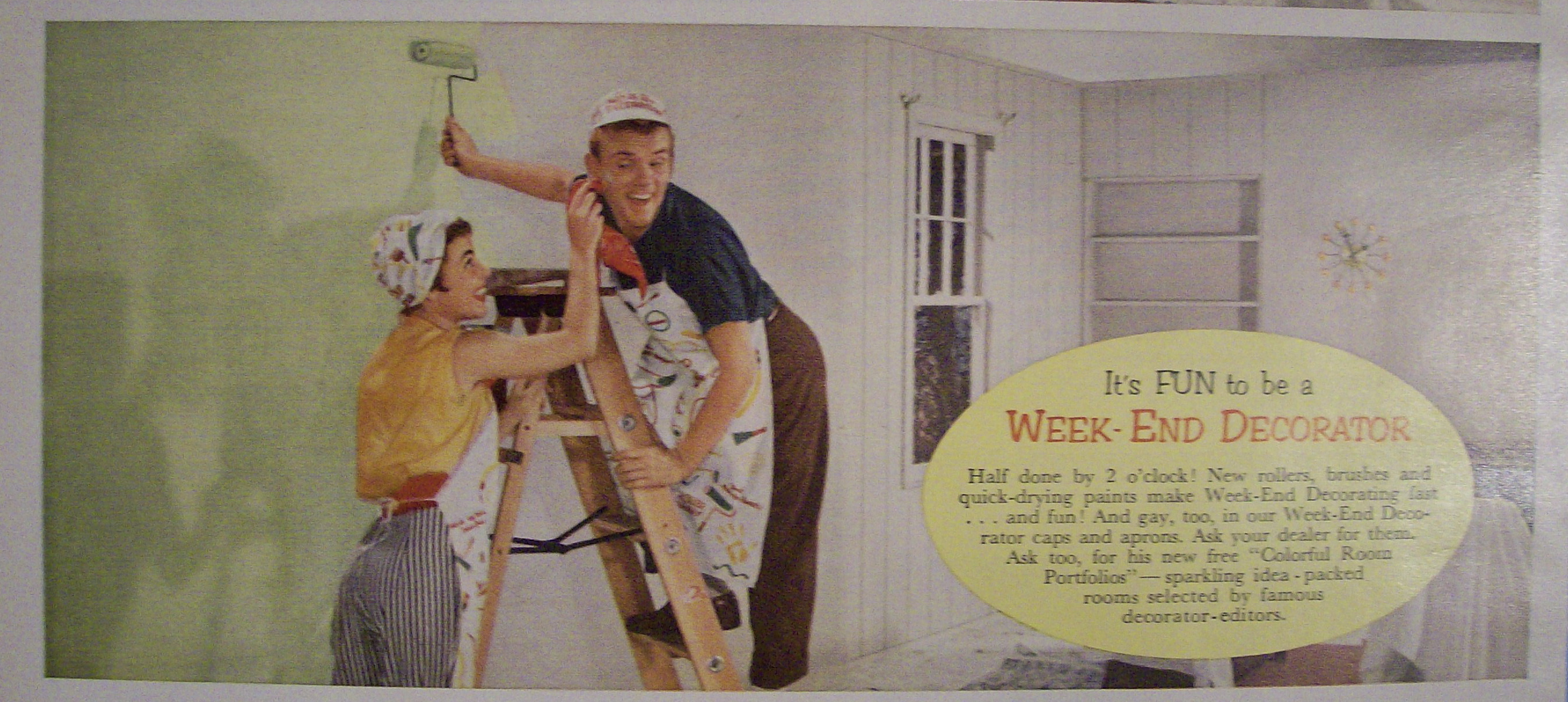 Vintage Ad: 1955 Week - End Decorator