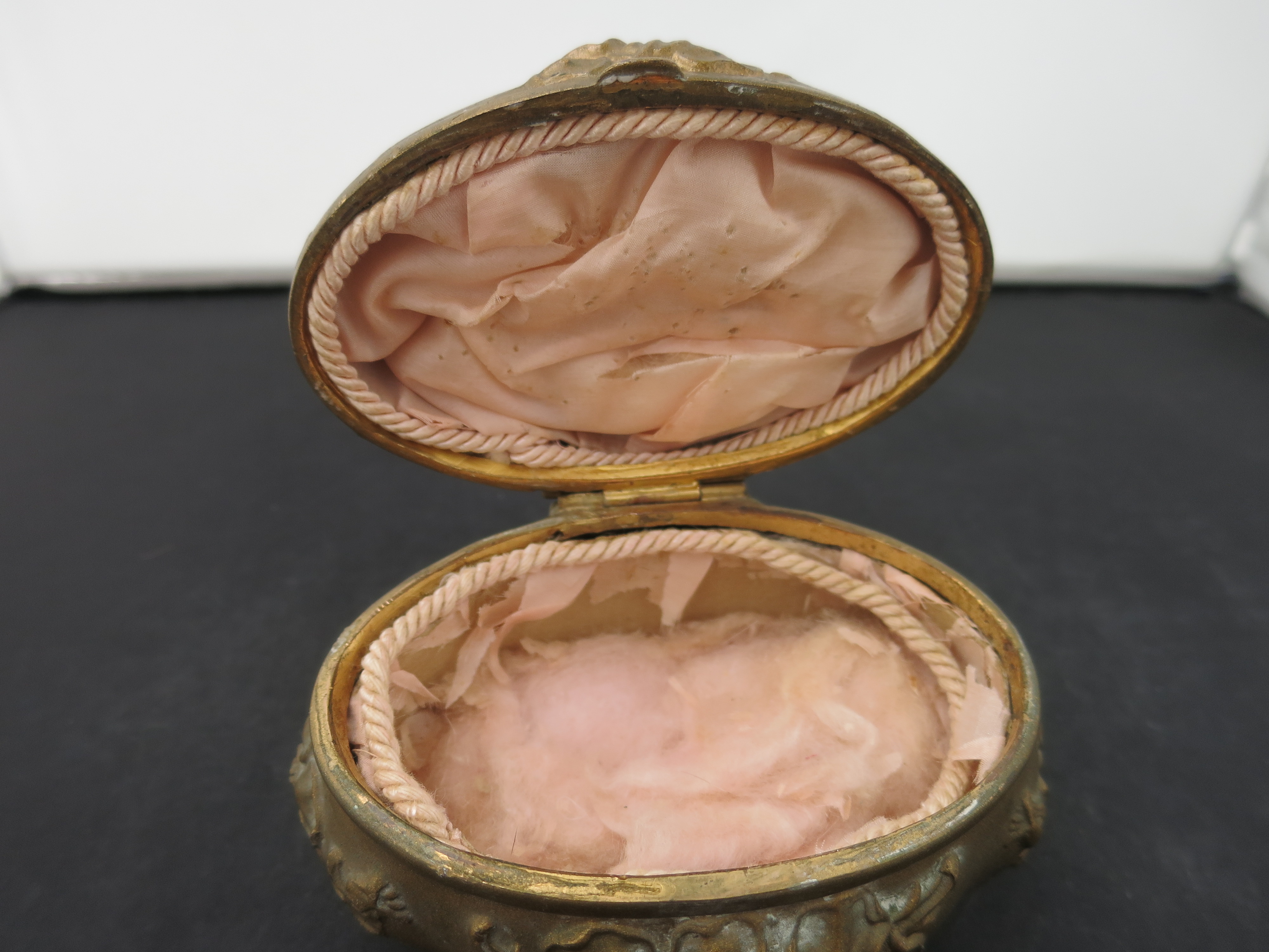 Art Nouveau Dresser Box Jewelry Casket Trademark J B Signifies