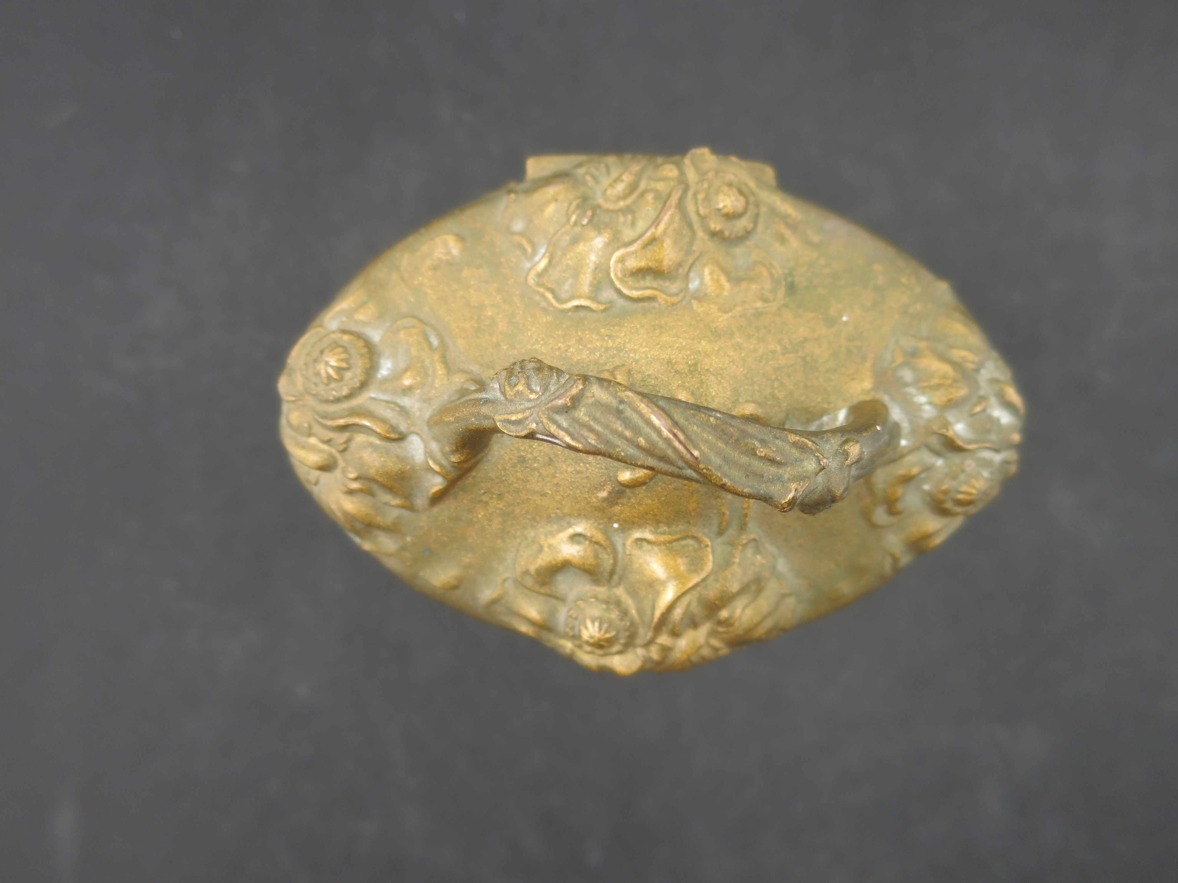 Art Nouveau Dresser Box Jewelry Casket Trademark J B Signifies