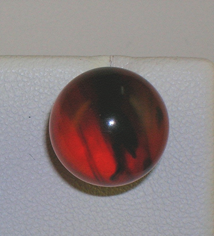 10K Yellow Gold  Amber  Post Stud  Antique Earrings