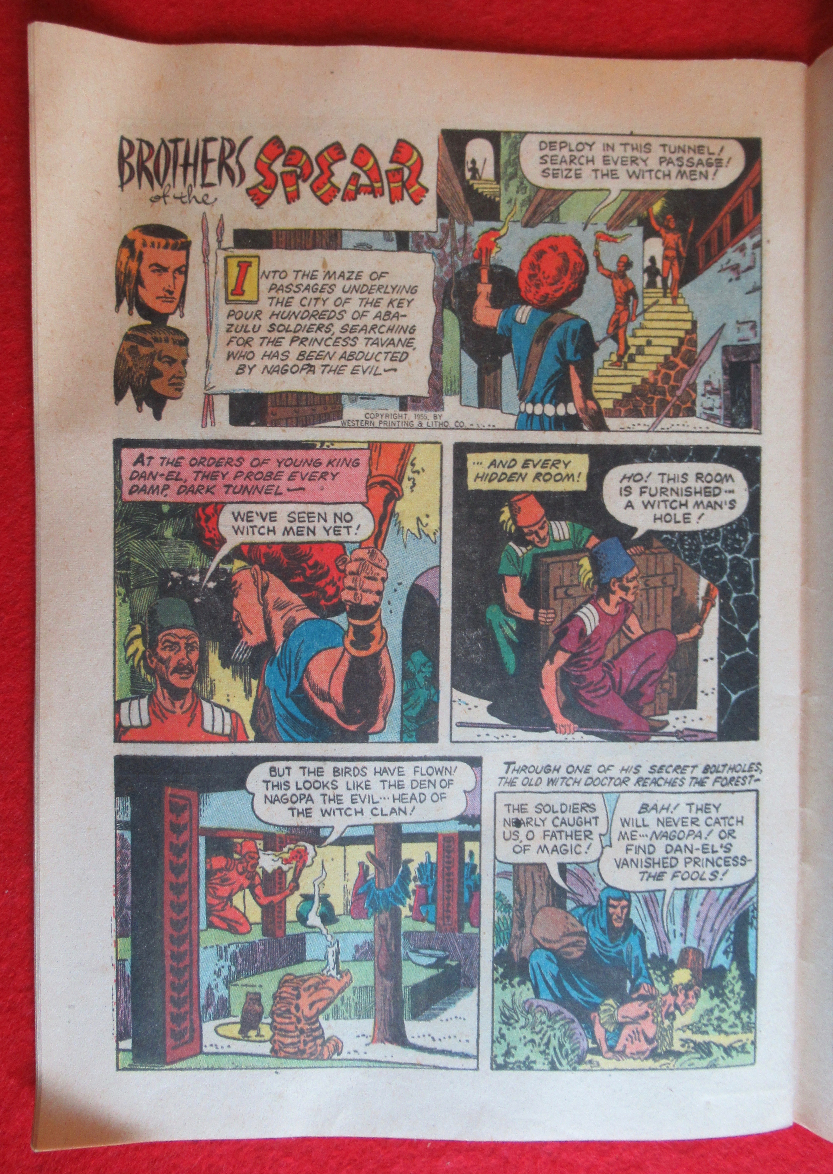 Tarzan Comics July 1955 The Pygmy Elephants