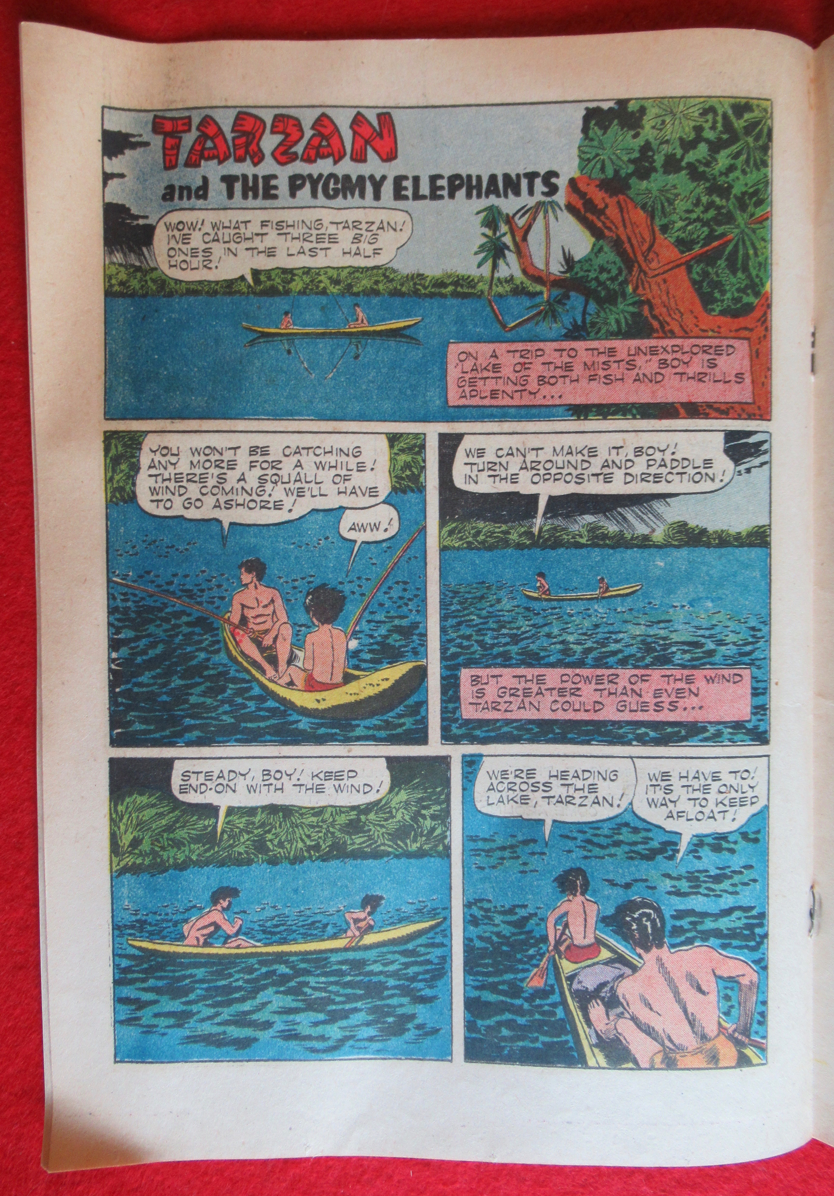 Tarzan Comics July 1955 The Pygmy Elephants