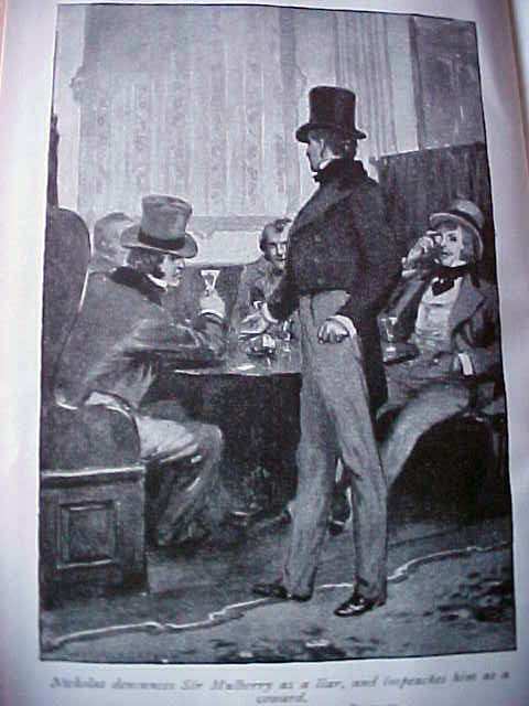 Dickens Nicholas Nickleby Leather 1900's