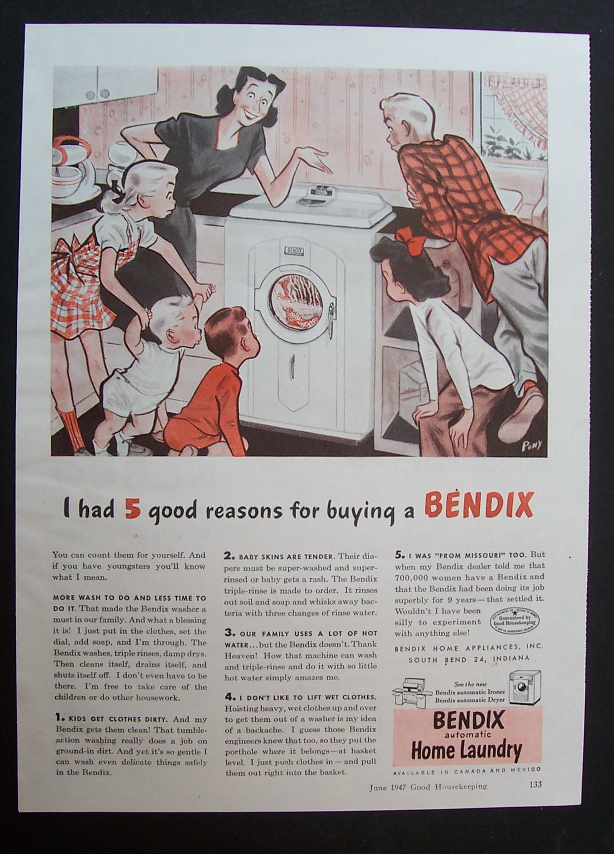 1947 Bendix Automatic Home Laundry