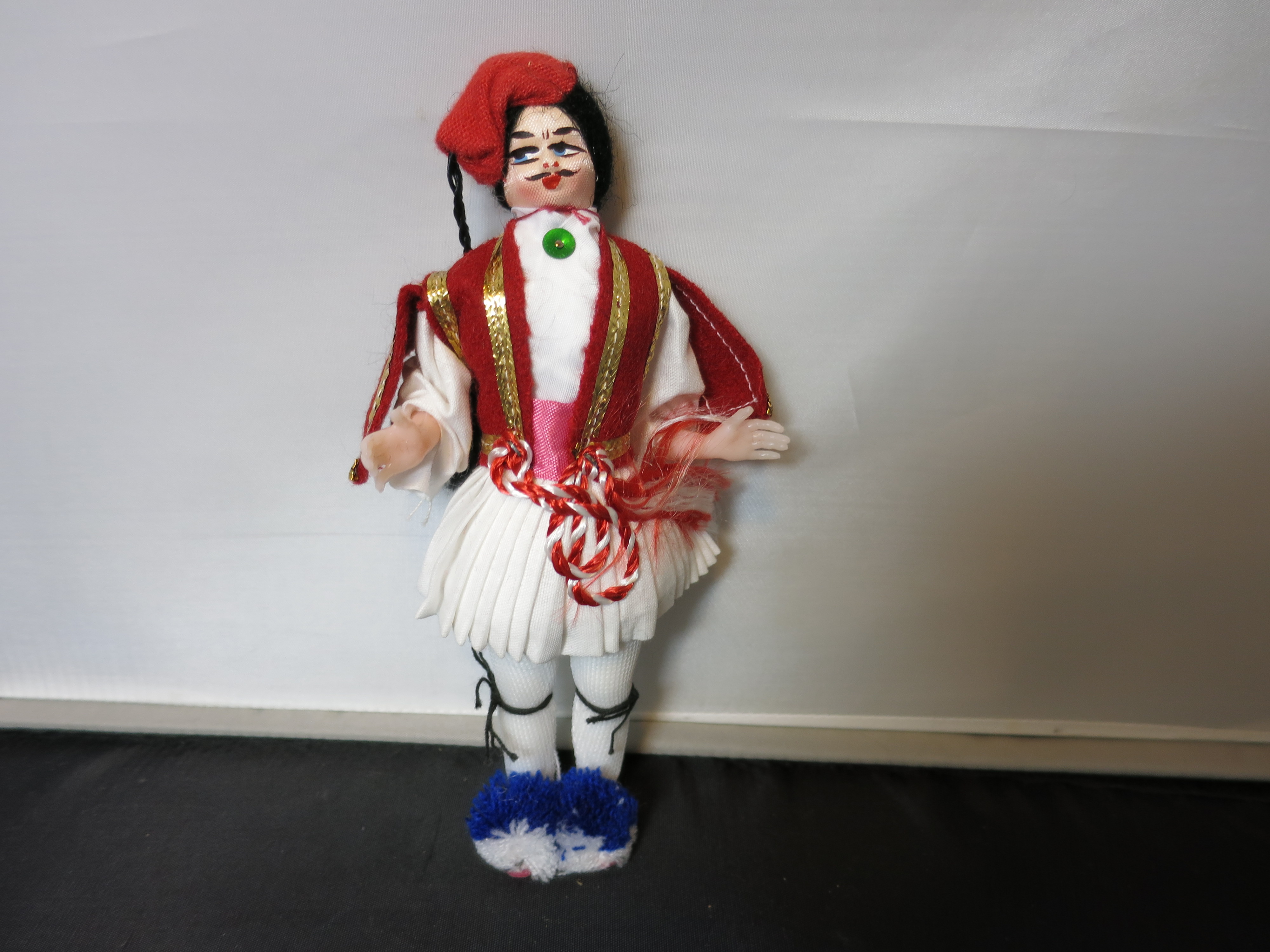 Evelt Evzon Souvenir Doll Made in Greece