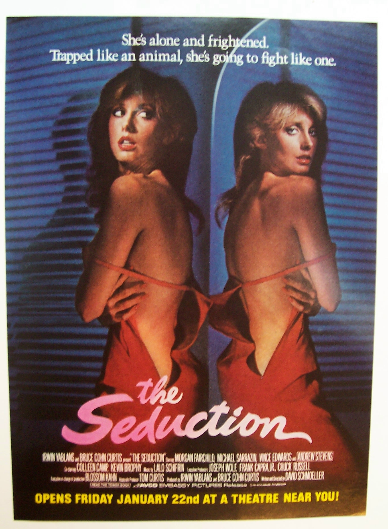 1982 Movie Ad for The Seduction