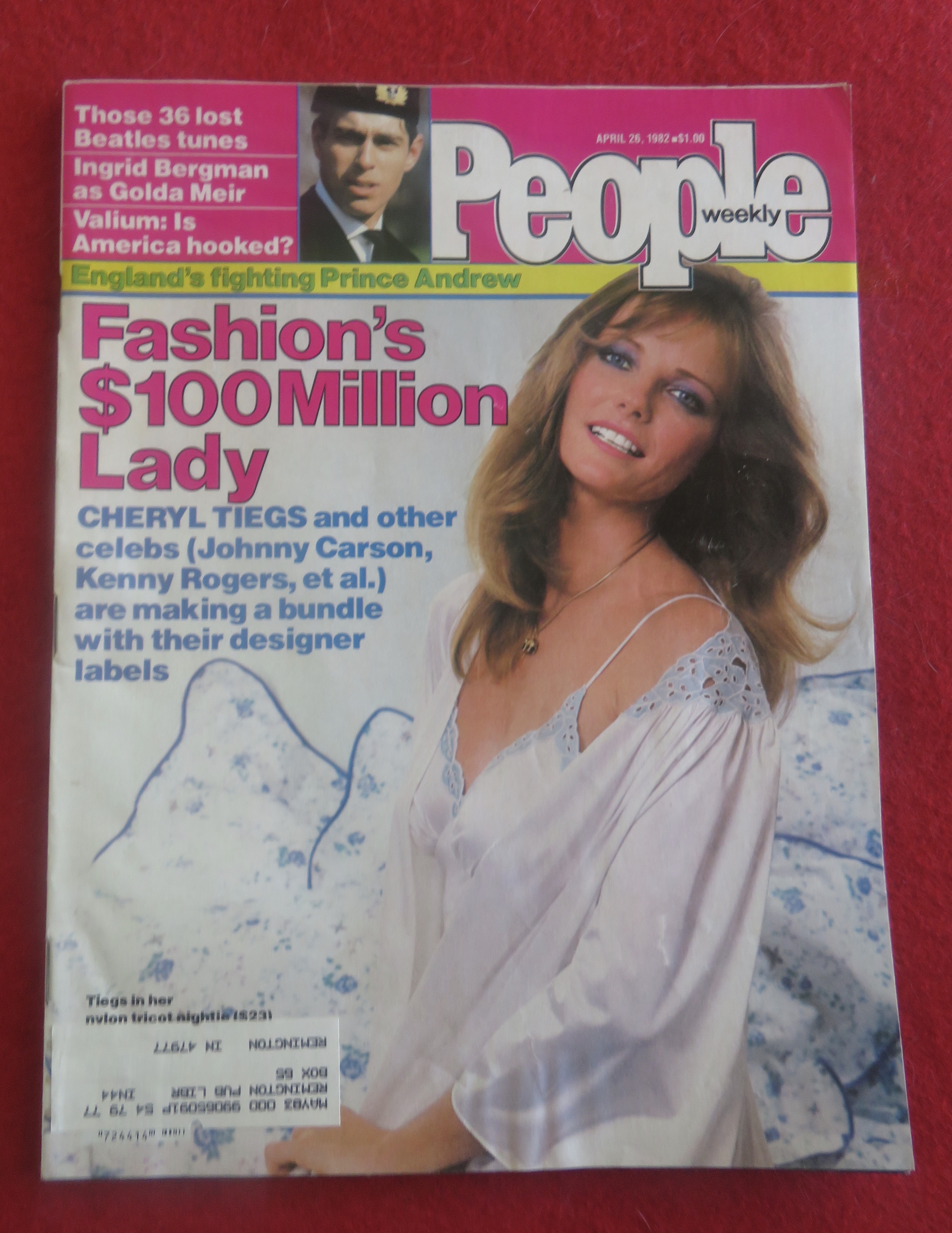 People Magazine April 26, 1982 Cheryl Tiegs