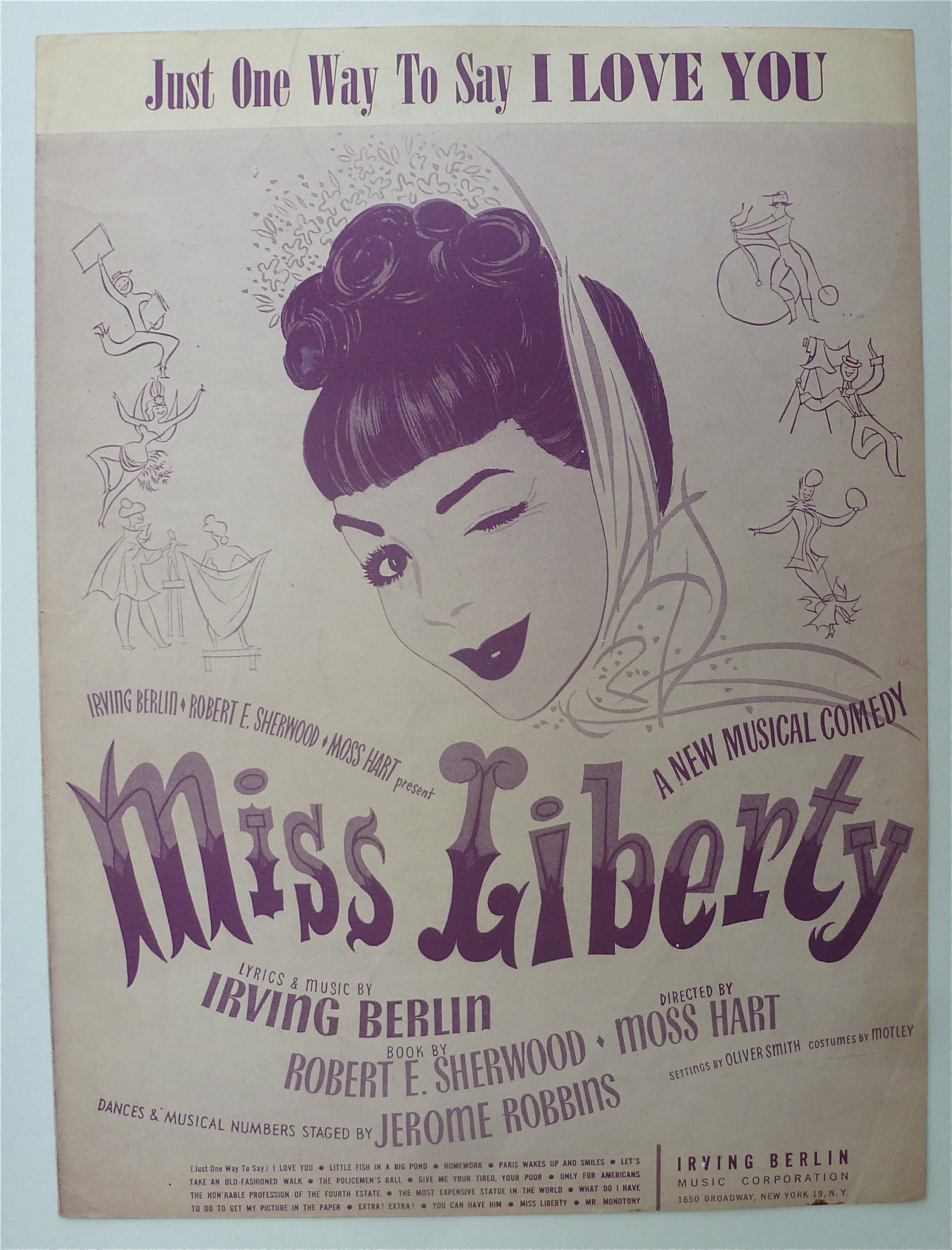 Sheet Music For 1949 Just One Way To Say I Love You