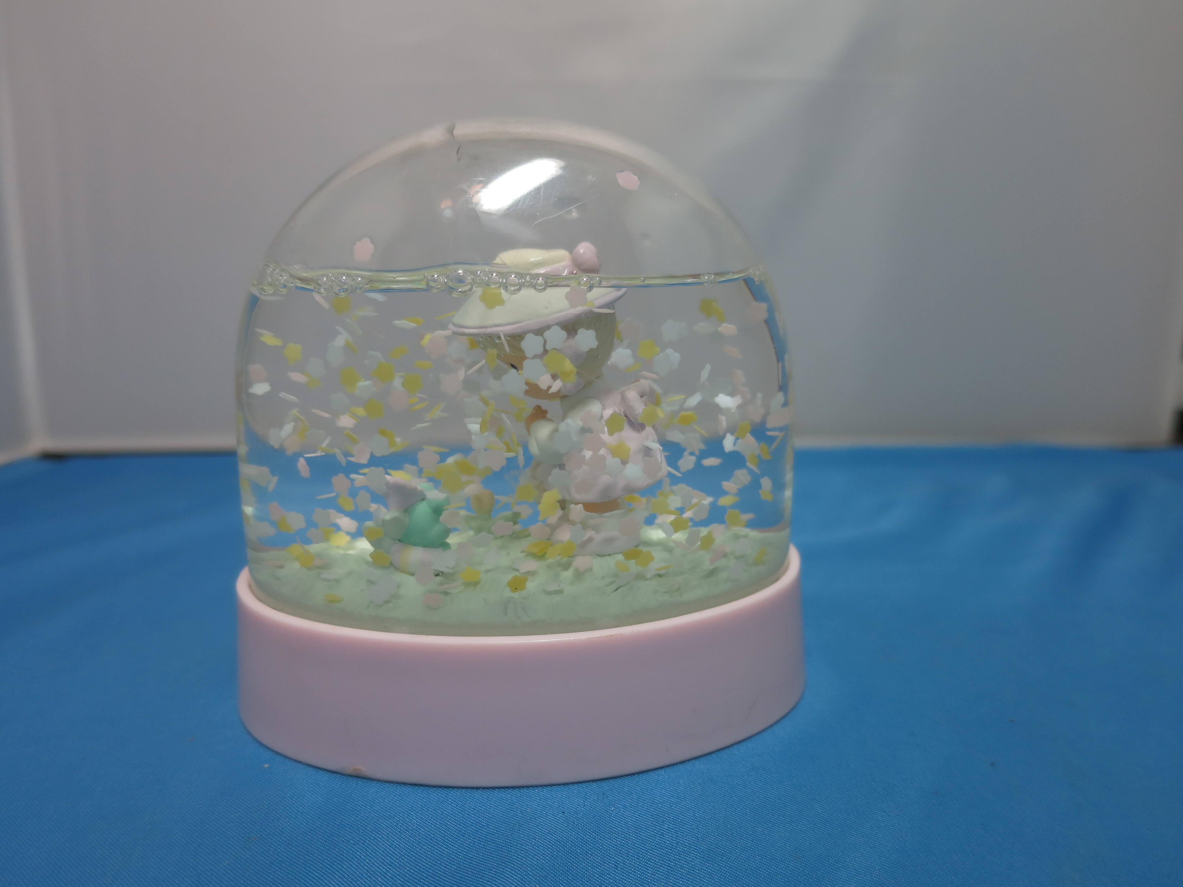 Precious Moments Happy Easter Snow Dome Enesco 1991