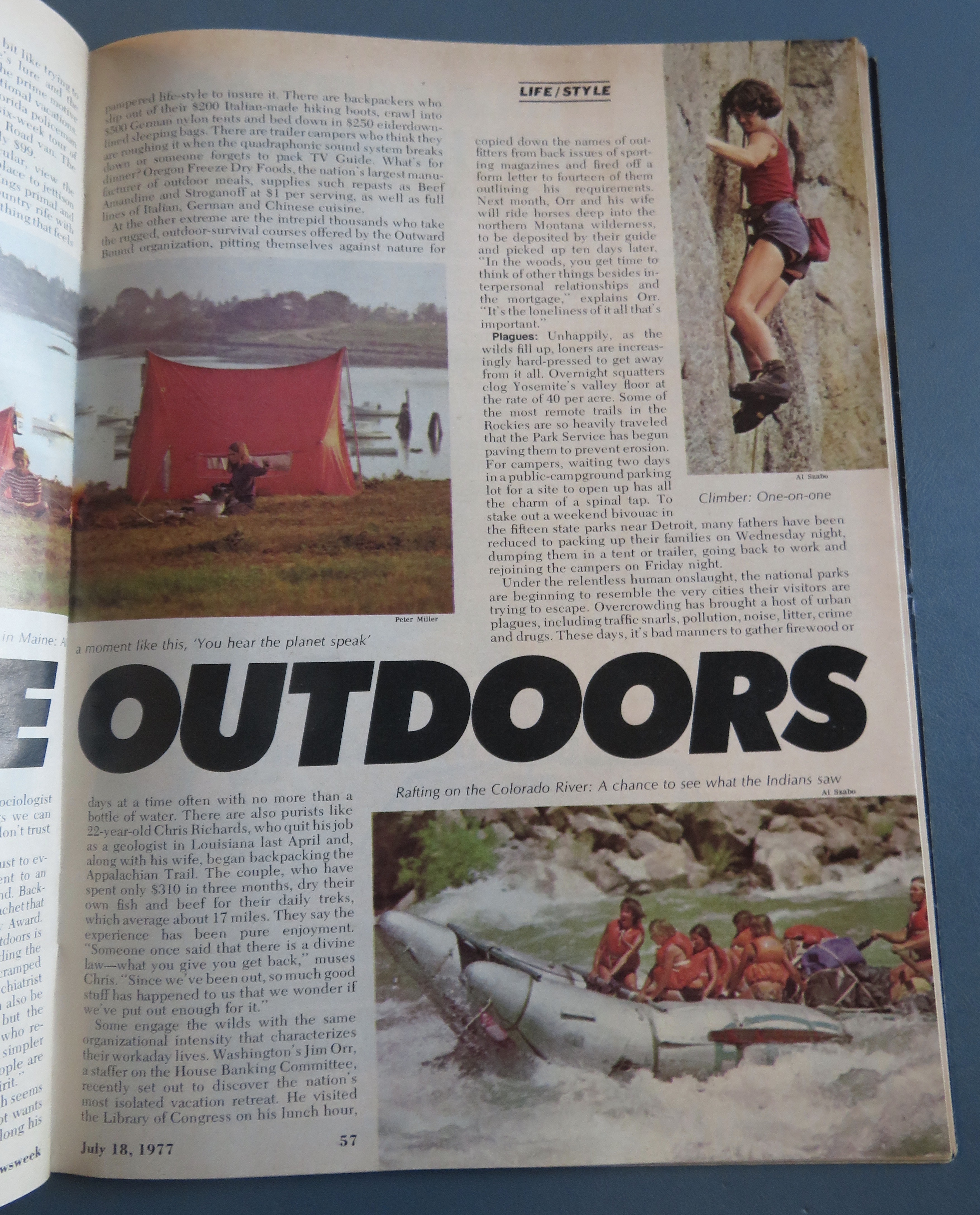 Newsweek Magazine July 18, 1977 Life Outdoors