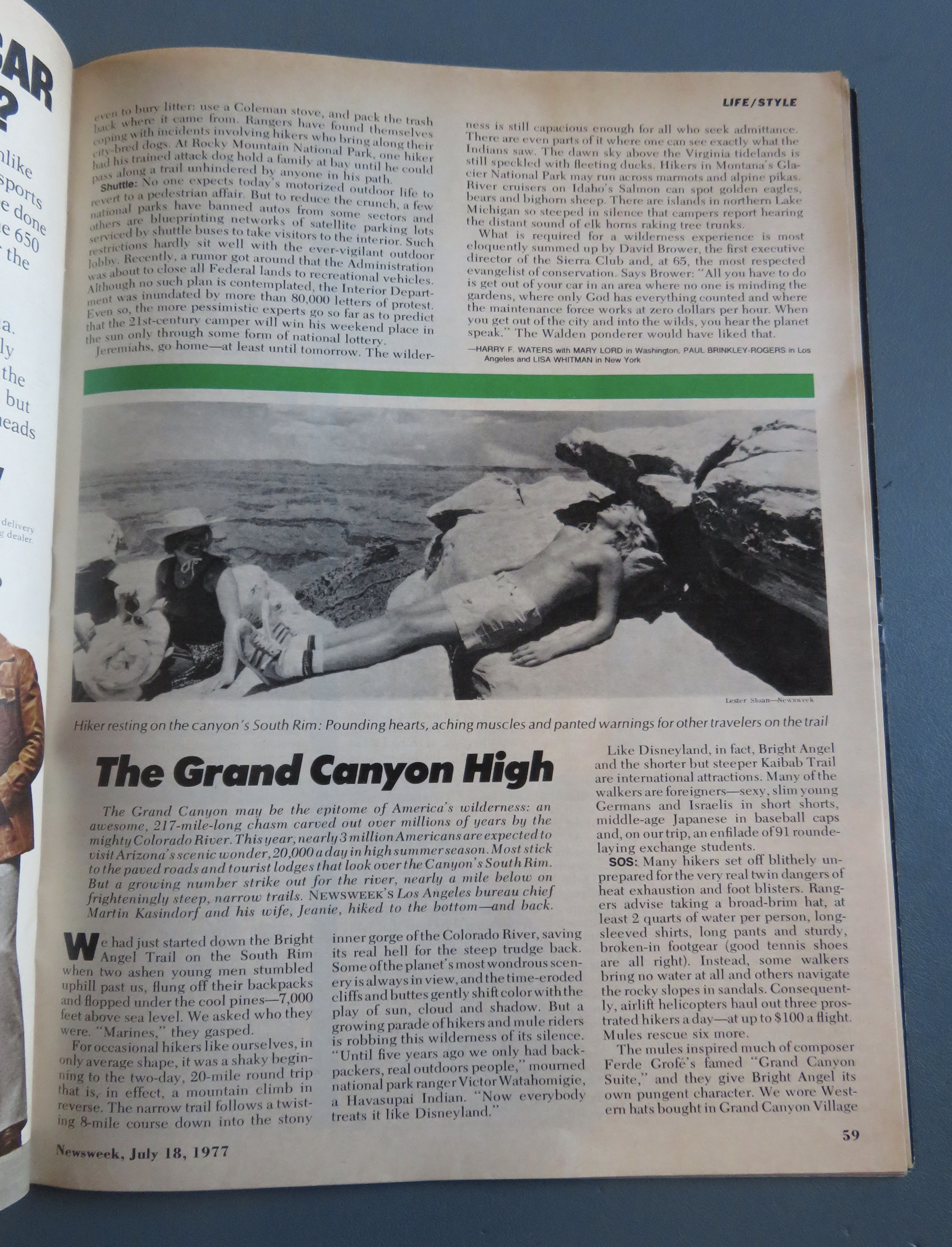 Newsweek Magazine July 18, 1977 Life Outdoors