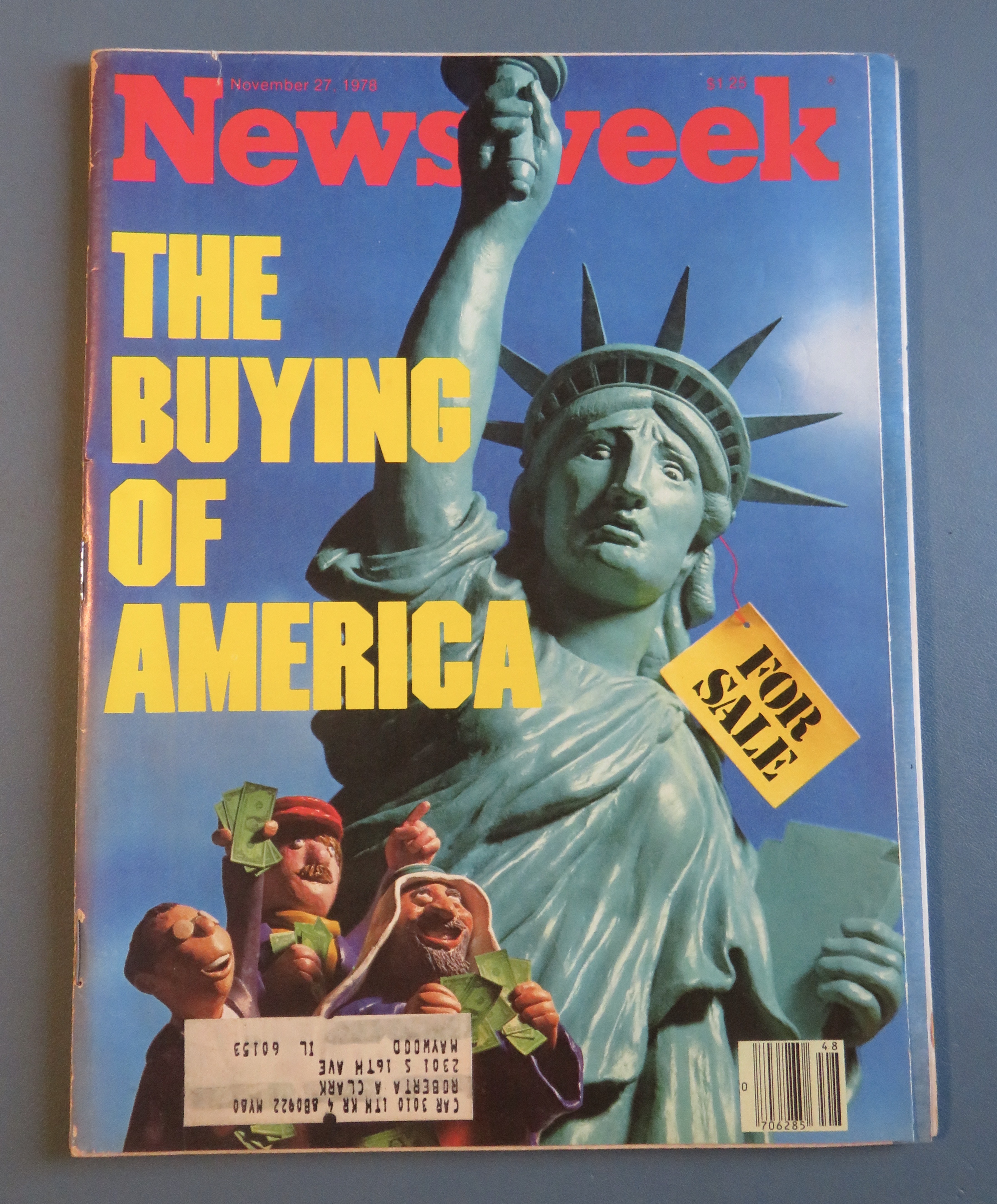 Newsweek Magazine November 27, 1978 Buying Of America
