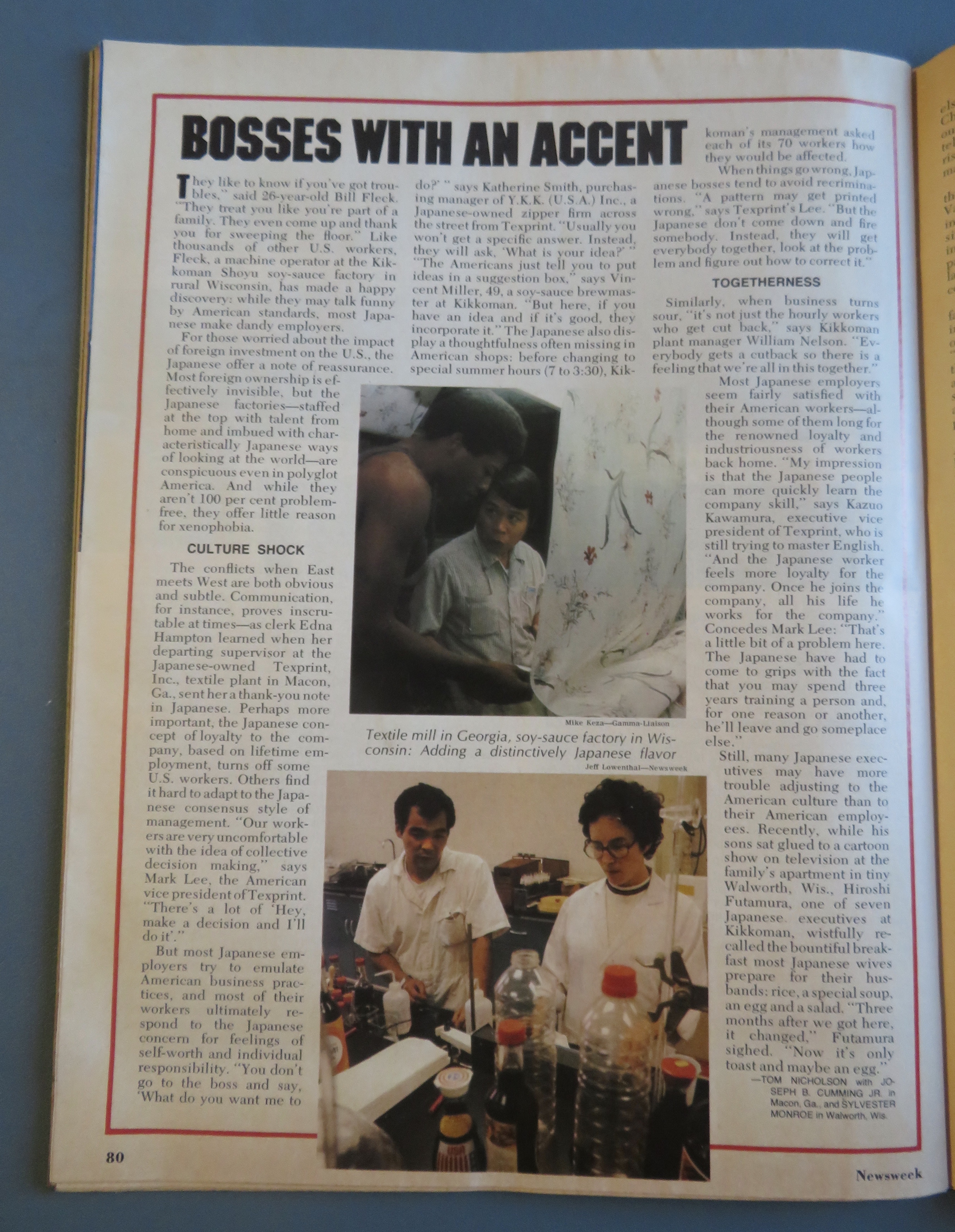 Newsweek Magazine November 27, 1978 Buying Of America