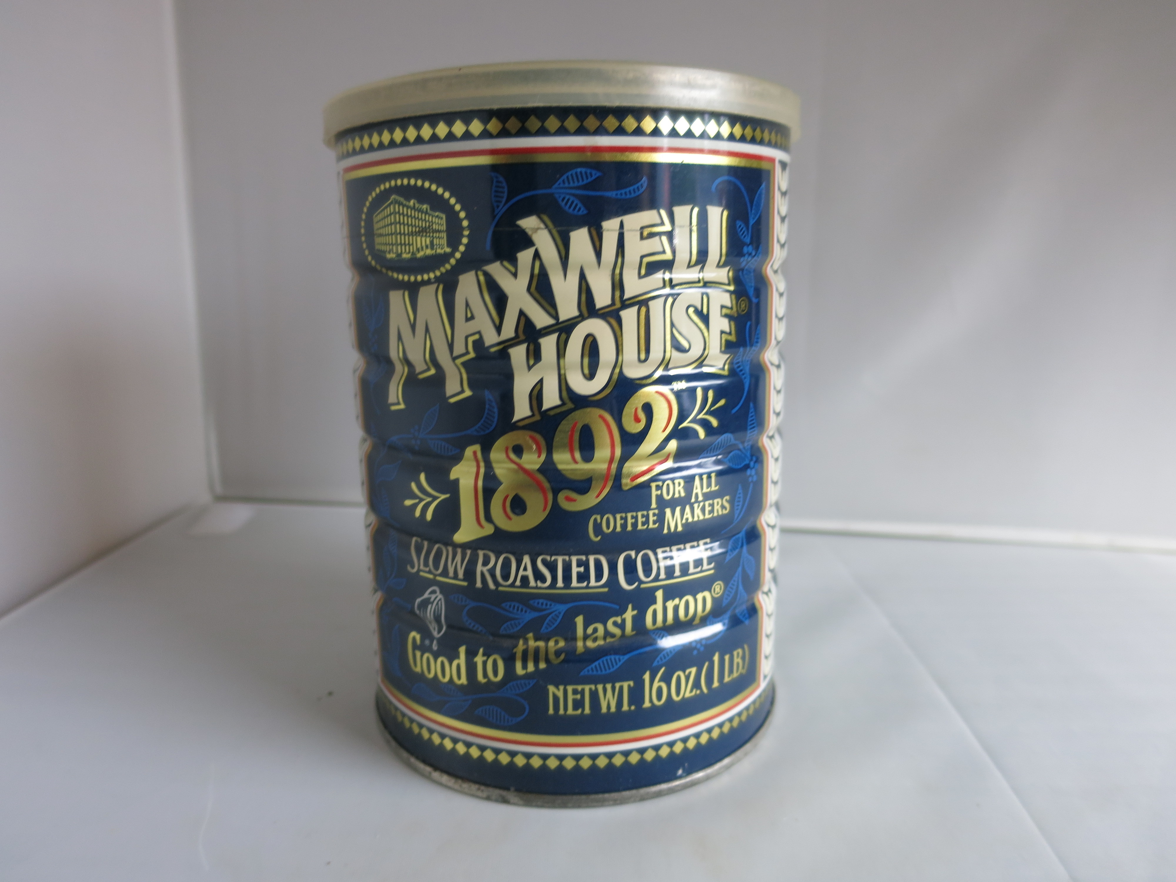 Vintage Maxwell House Coffee Tin 1892 for all coffee makers 16oz