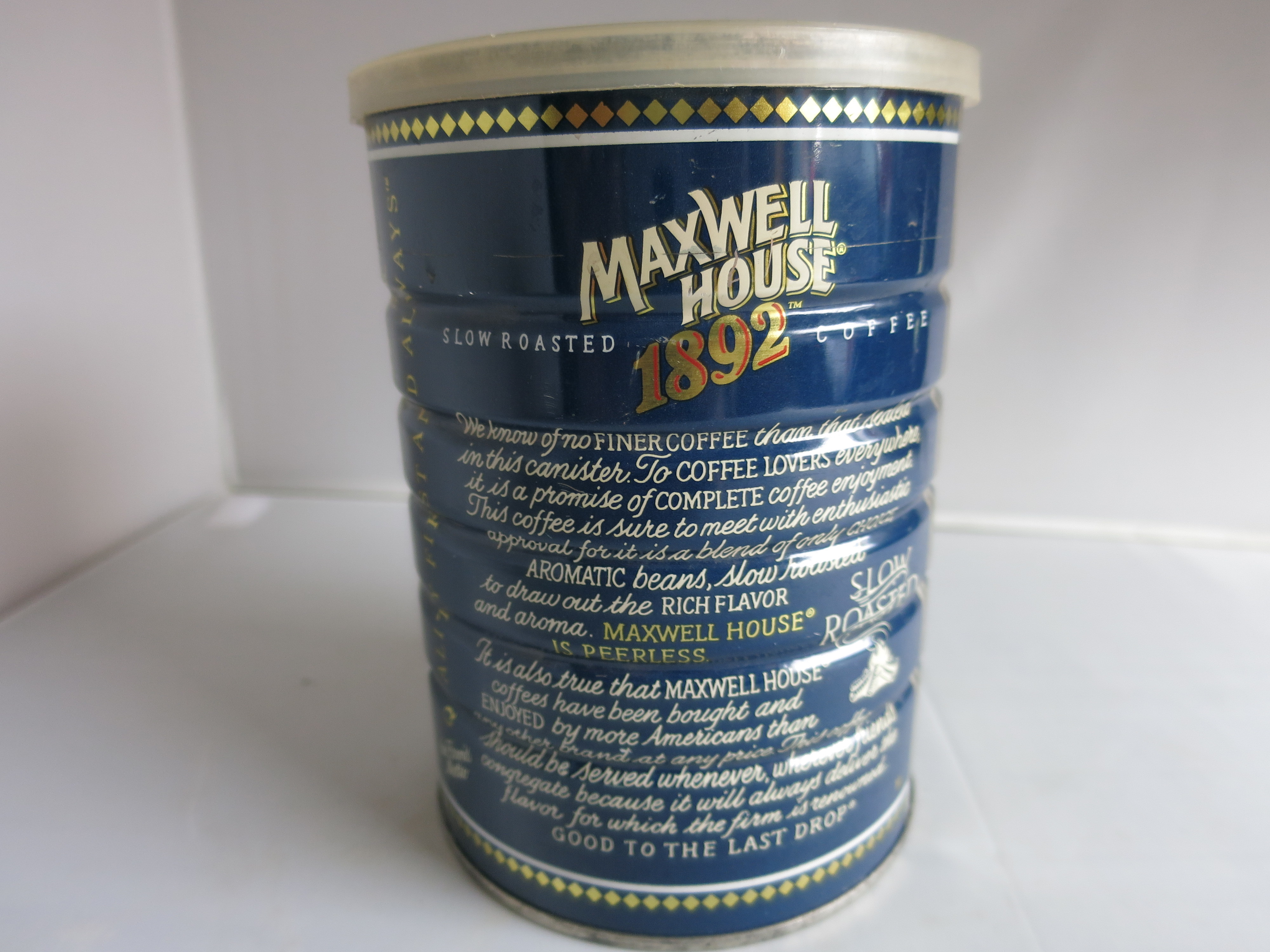 Vintage Maxwell House Coffee Tin 1892 for all coffee makers 16oz