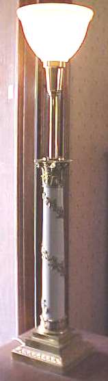 Stiffel Torchere Lamps Brass Pair Exquisite