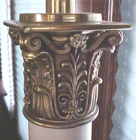 Stiffel Torchere Lamps Brass Pair Exquisite