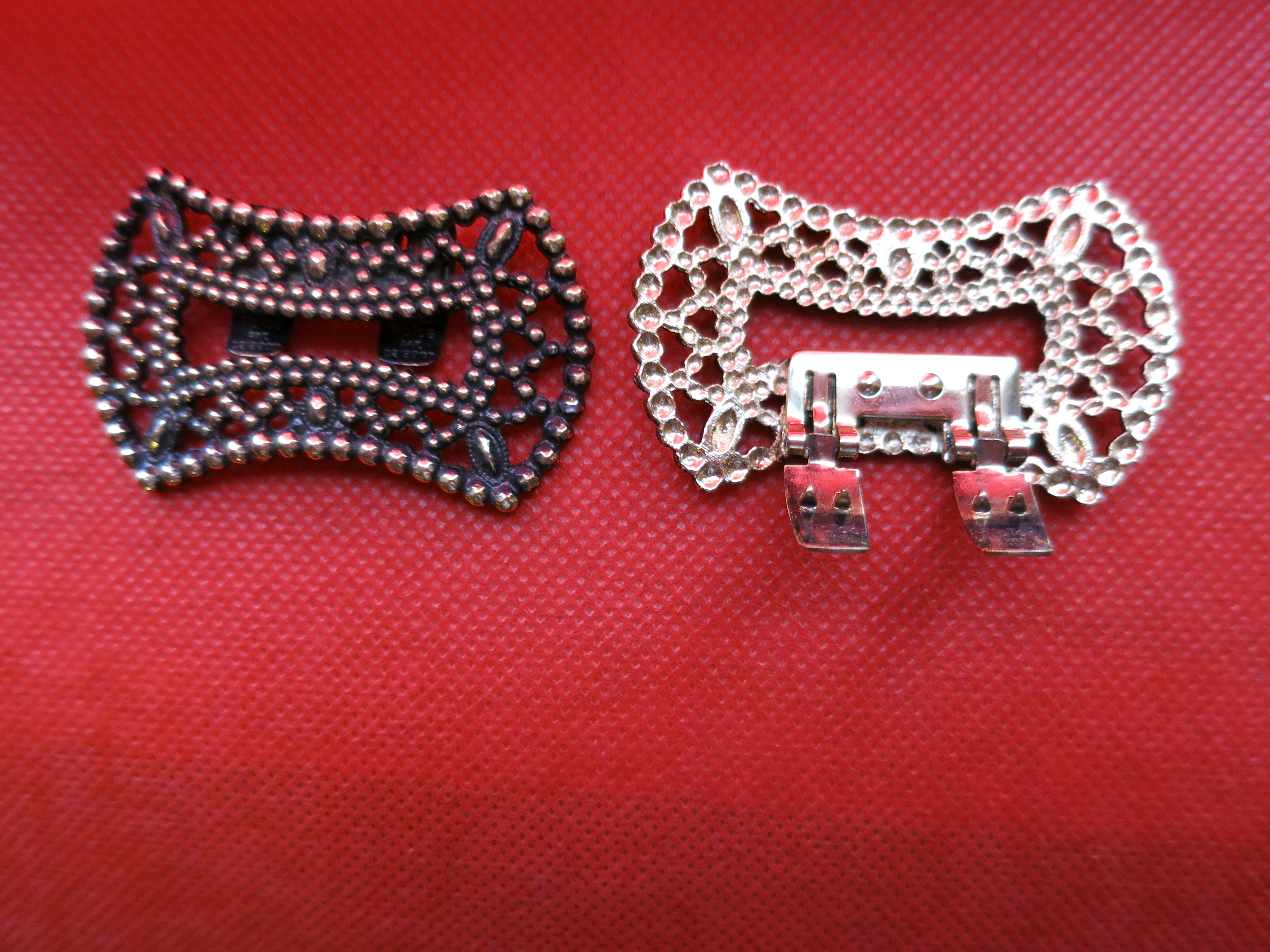 Boot Clips Tip Toe vintage Shoe Clips
