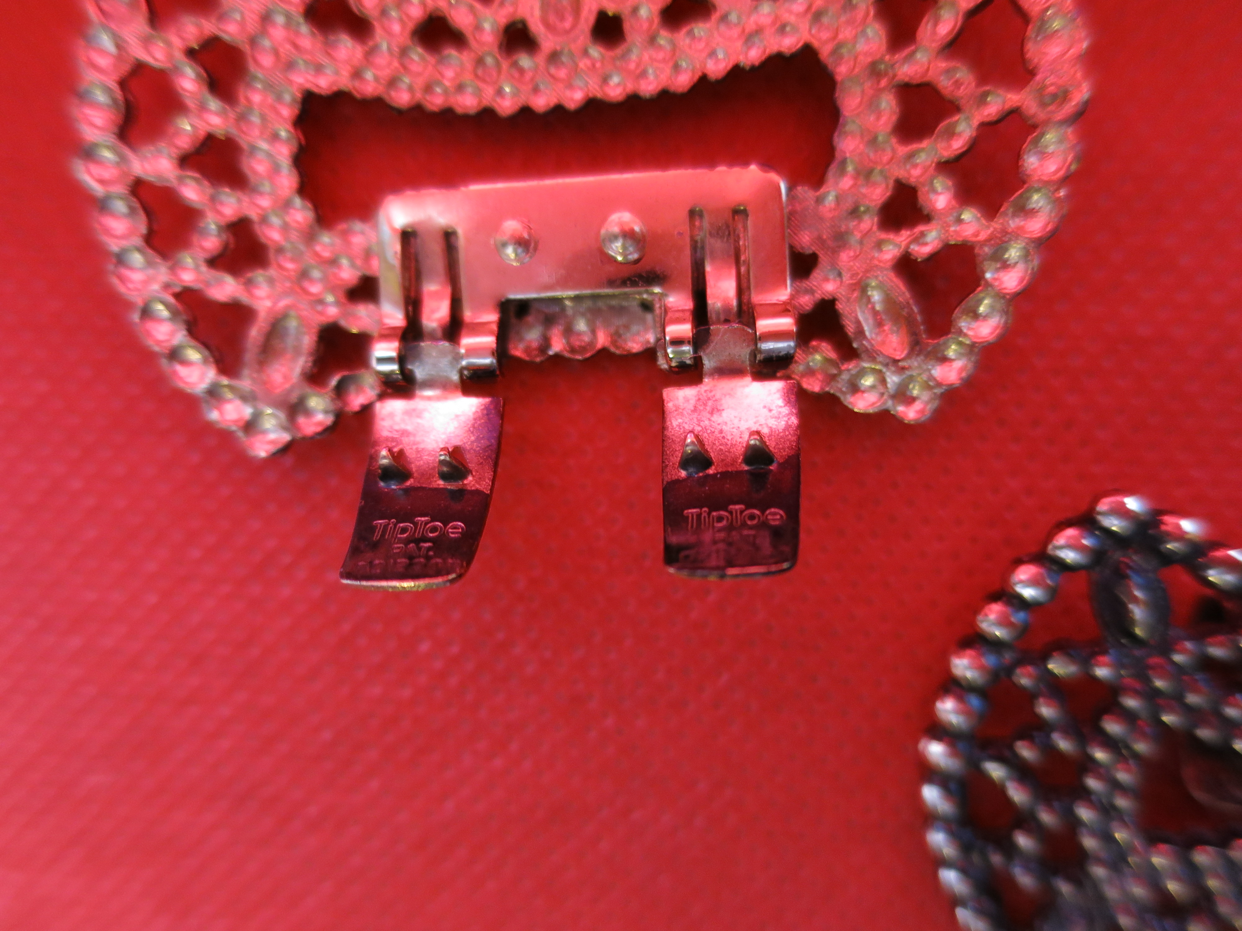 Boot Clips Tip Toe vintage Shoe Clips