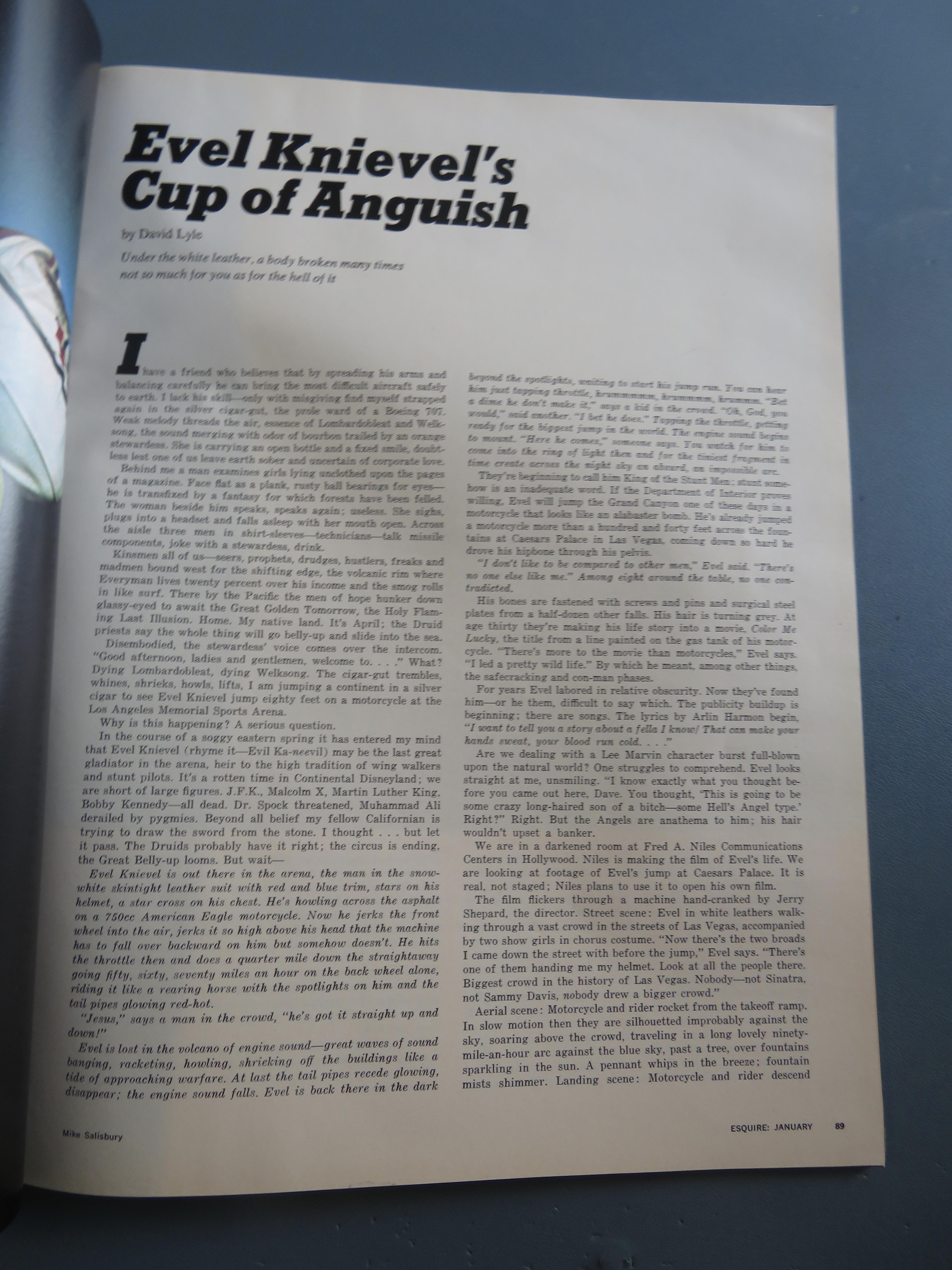 Esquire Magazine January 1970 Duck Everybody