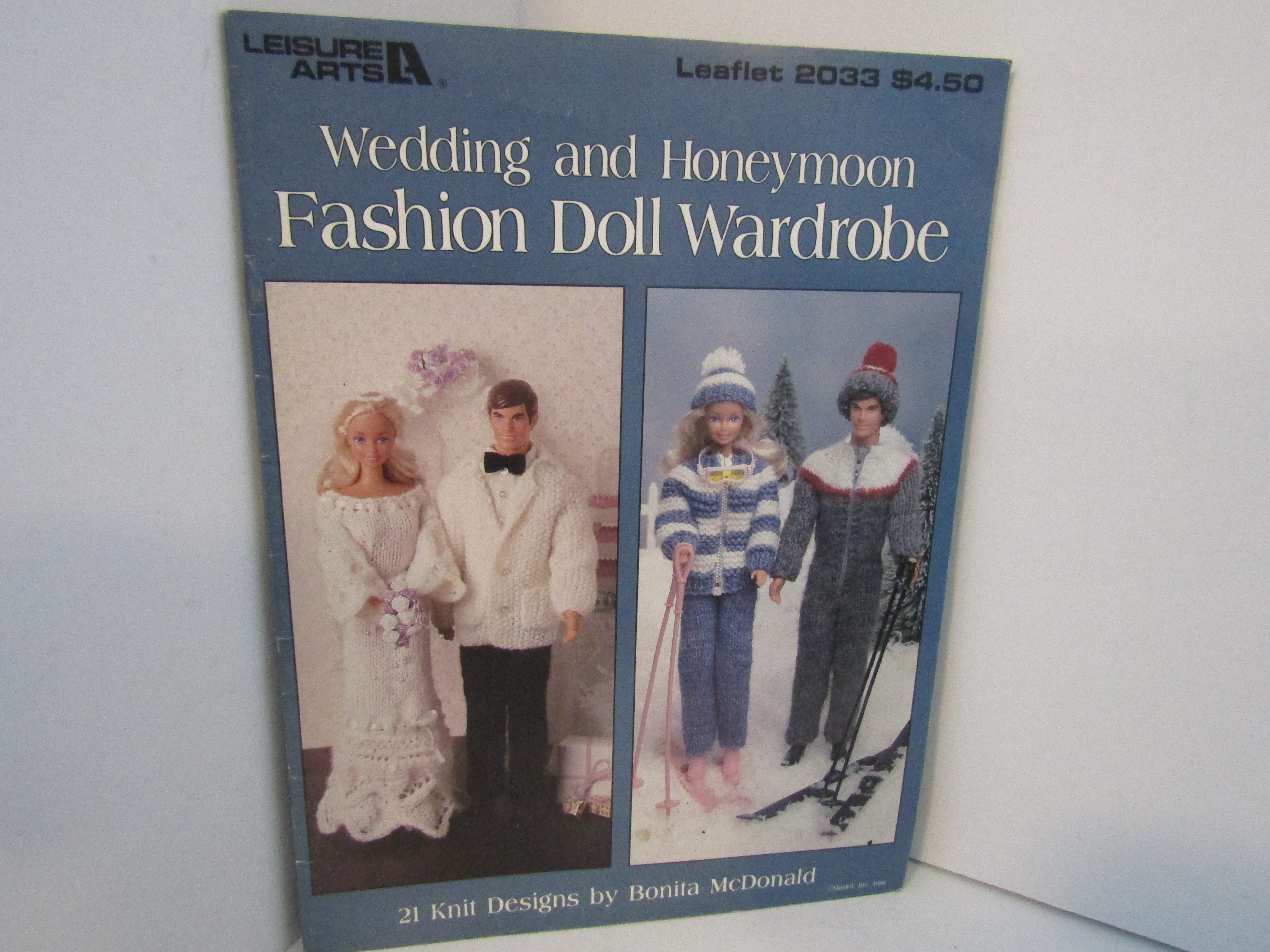 Leisure Arts Wedding Fashion Doll Wardrobe #2033