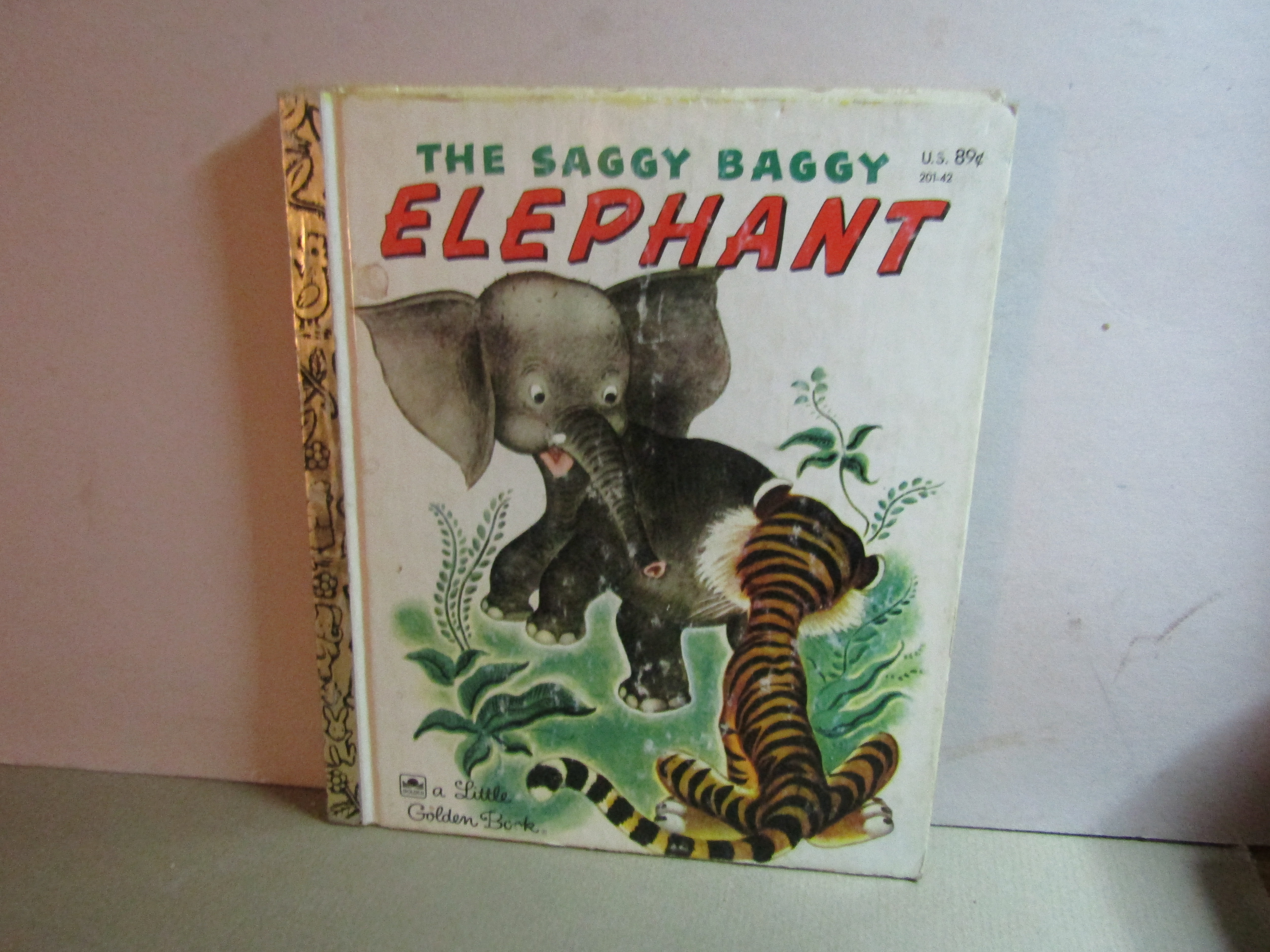Little Golden Book The Saggy Baggy Elephant 1974