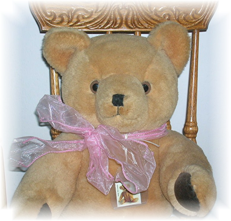 20 Inch GOLDEN VINTAGE TEDDY BEAR