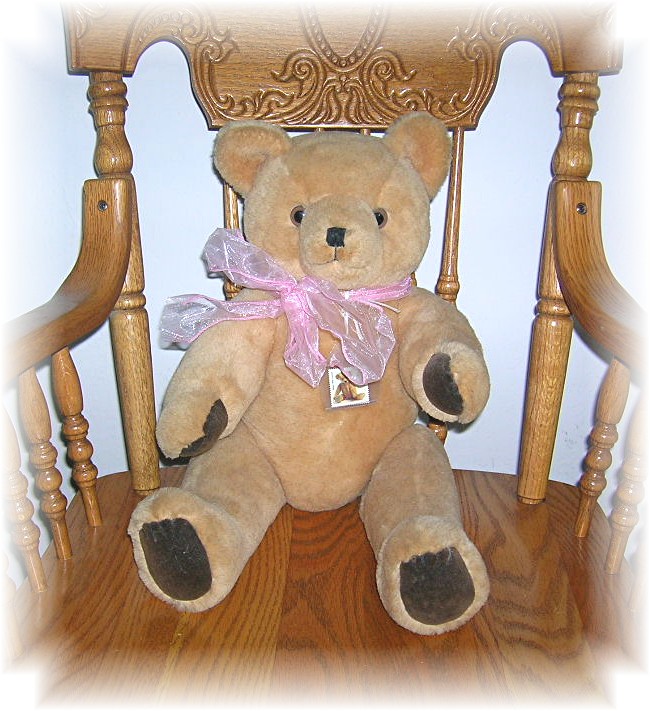20 Inch GOLDEN VINTAGE TEDDY BEAR