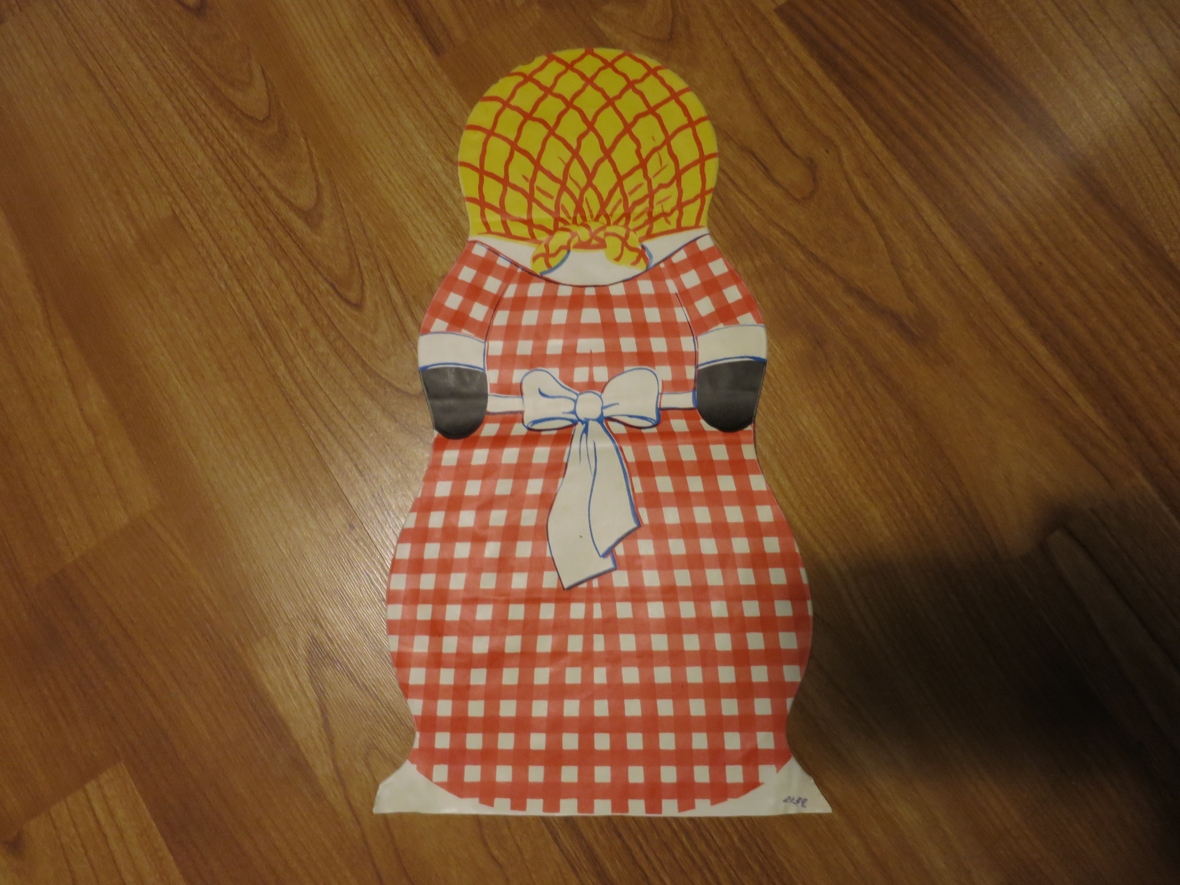 Aunt Jemima Oil Cloth Doll Kit mail in Premium 1940s mark 2137
