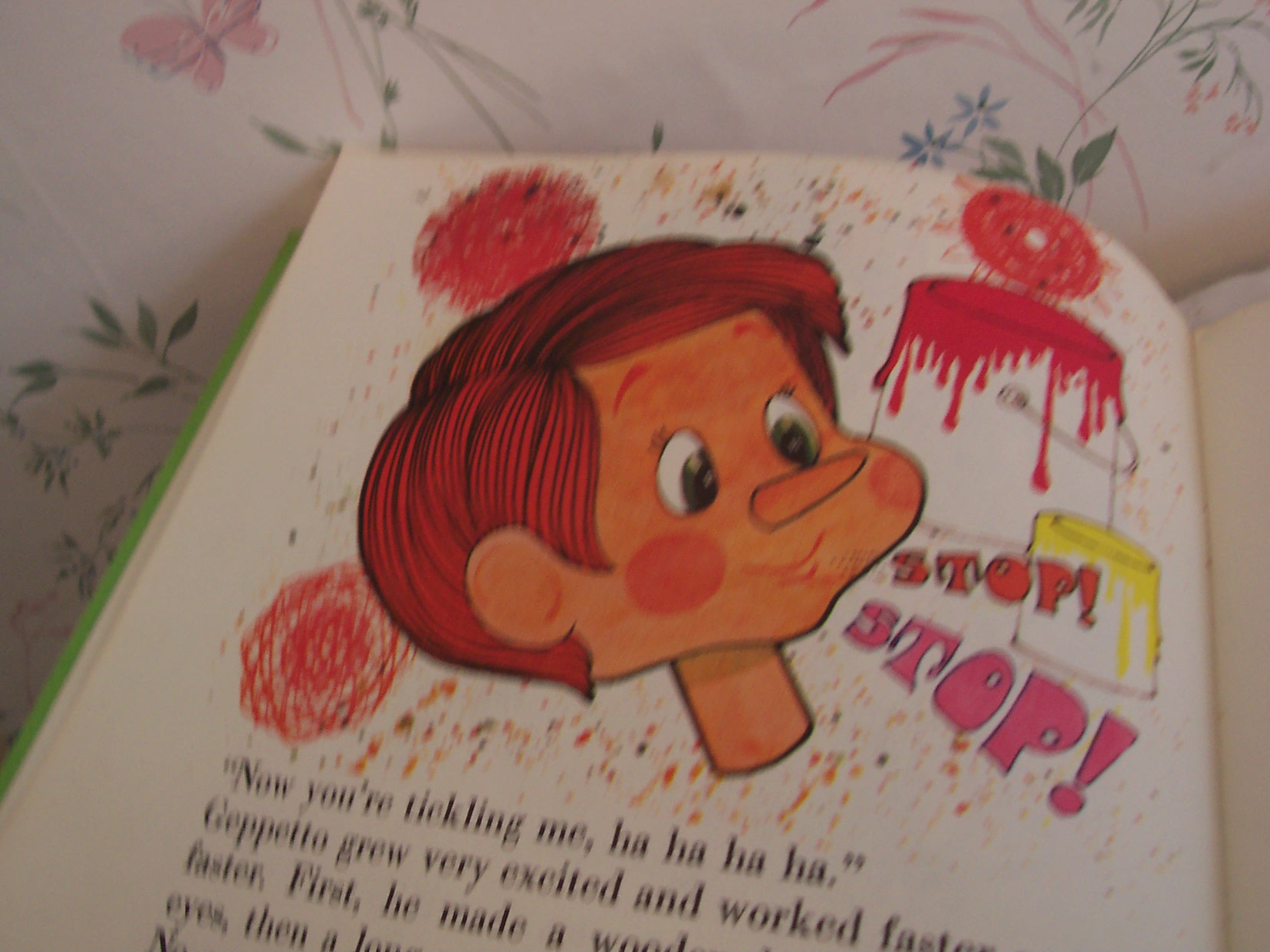 Pinocchio Book and Record Set 1970's