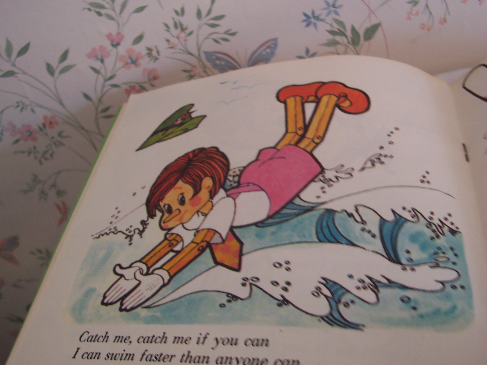 Pinocchio Book and Record Set 1970's