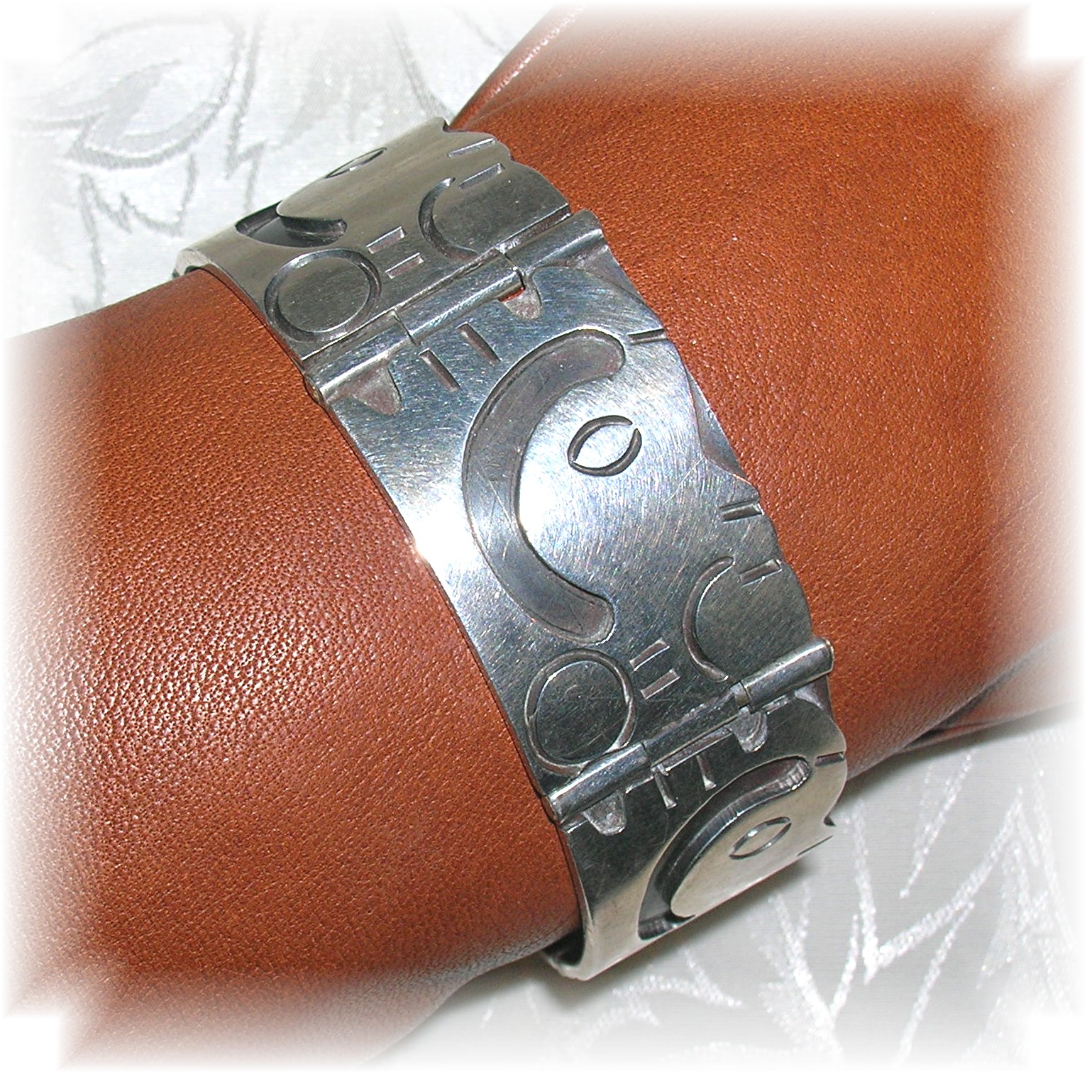 Sterling SilveTaxco Mexico Bracelet Signed AL