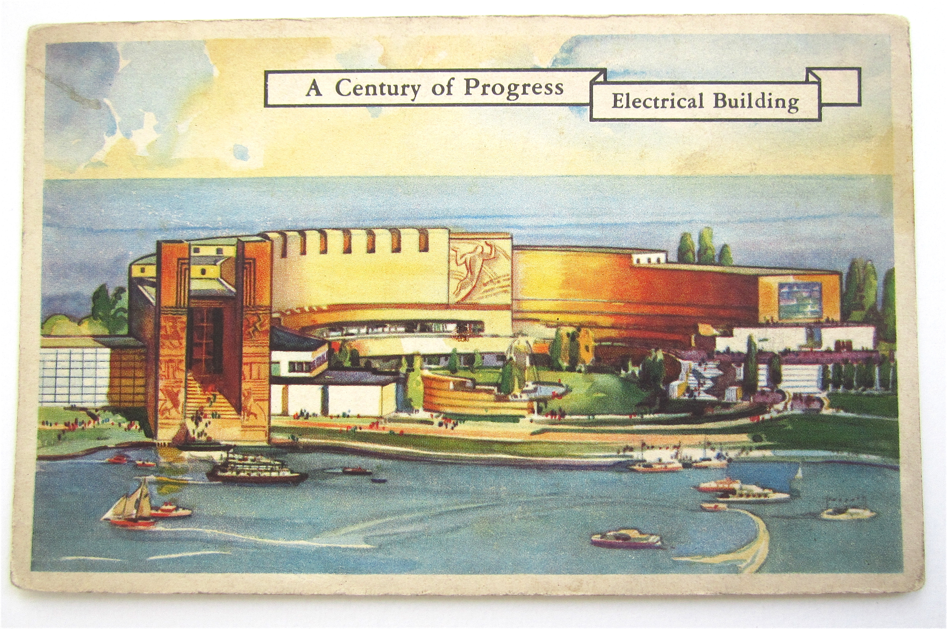 Electrical Building Postcard (1933 Century Of Progress)