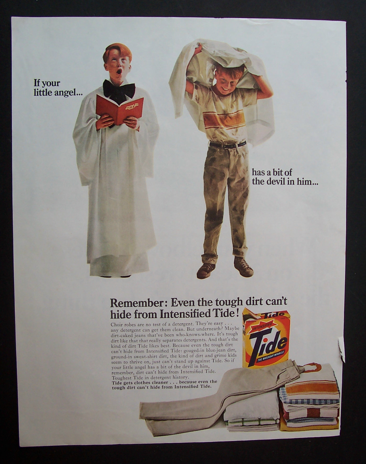 1968  Tide  Intensified  Laundry  Detergent