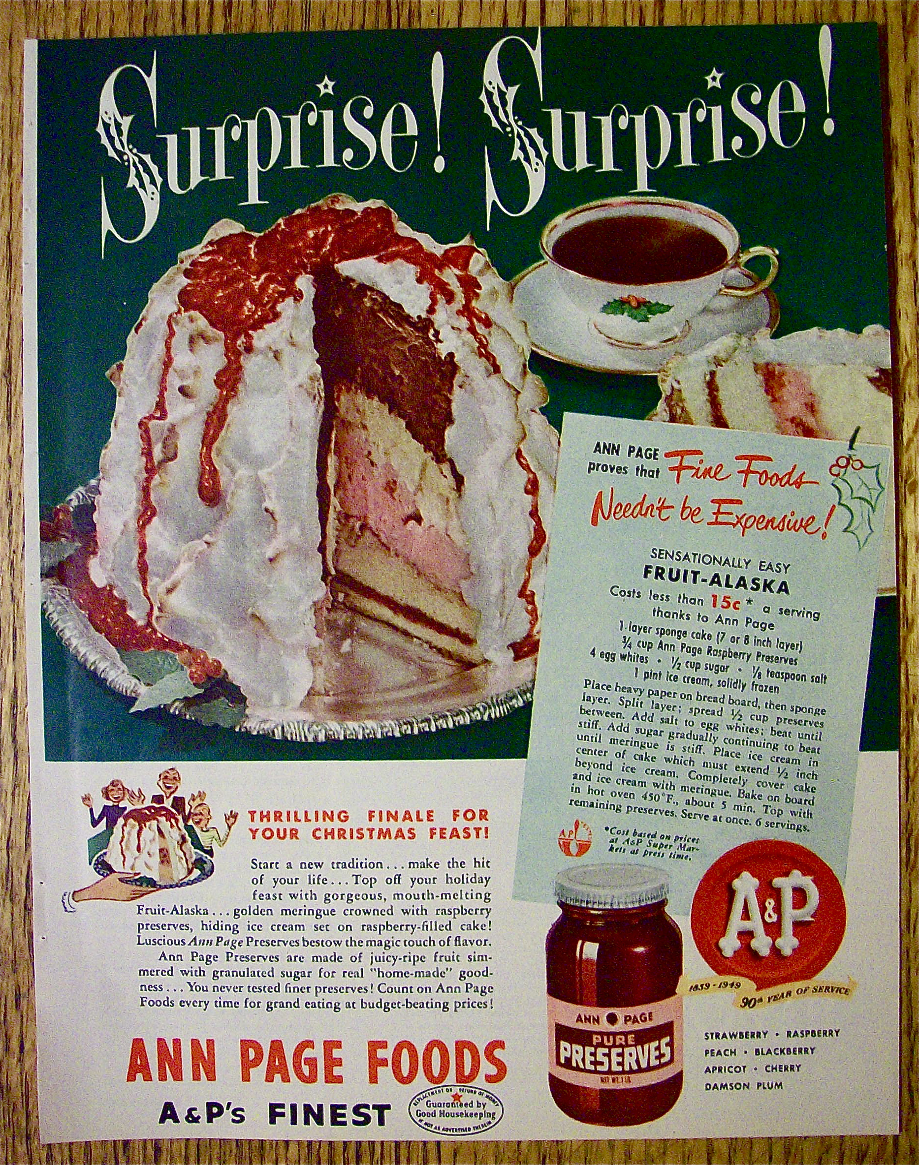 1949 Ann Page with Fruit Alaska