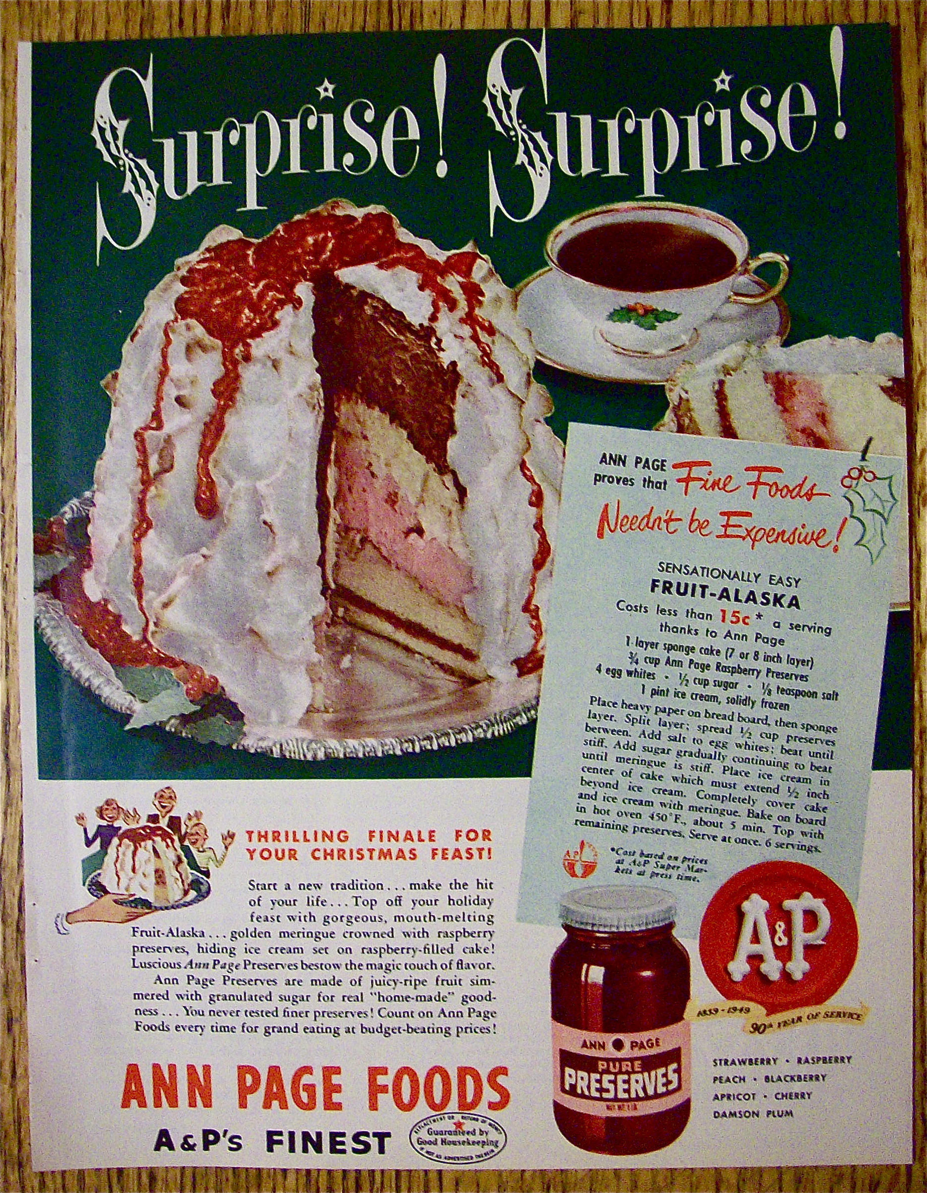 1949 Ann Page with Fruit Alaska