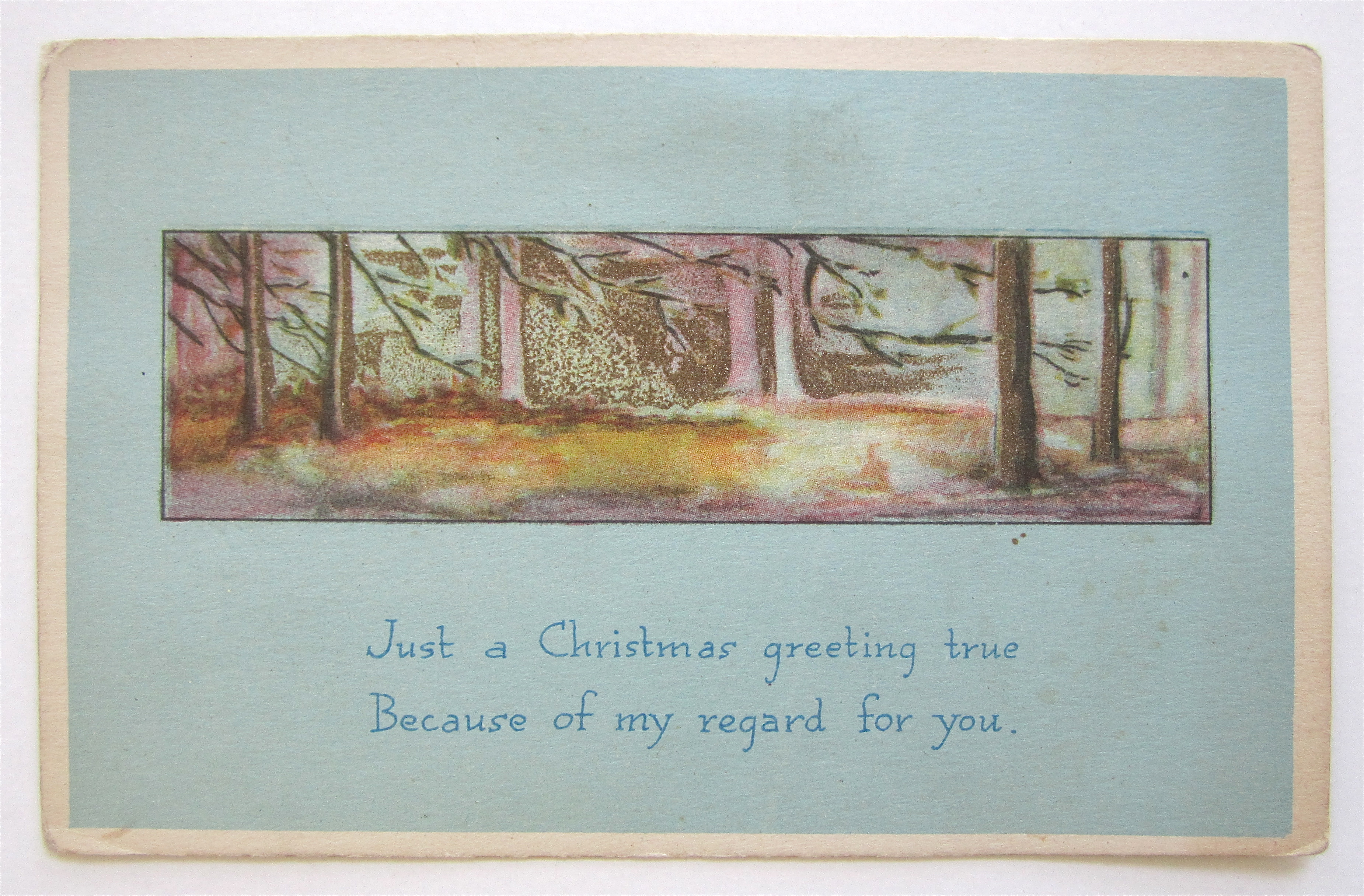 Christmas Greetings Postcard