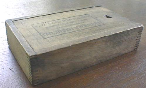 S. W. CARD Taps Boxed Tap Set 7/8-14 Wood Box