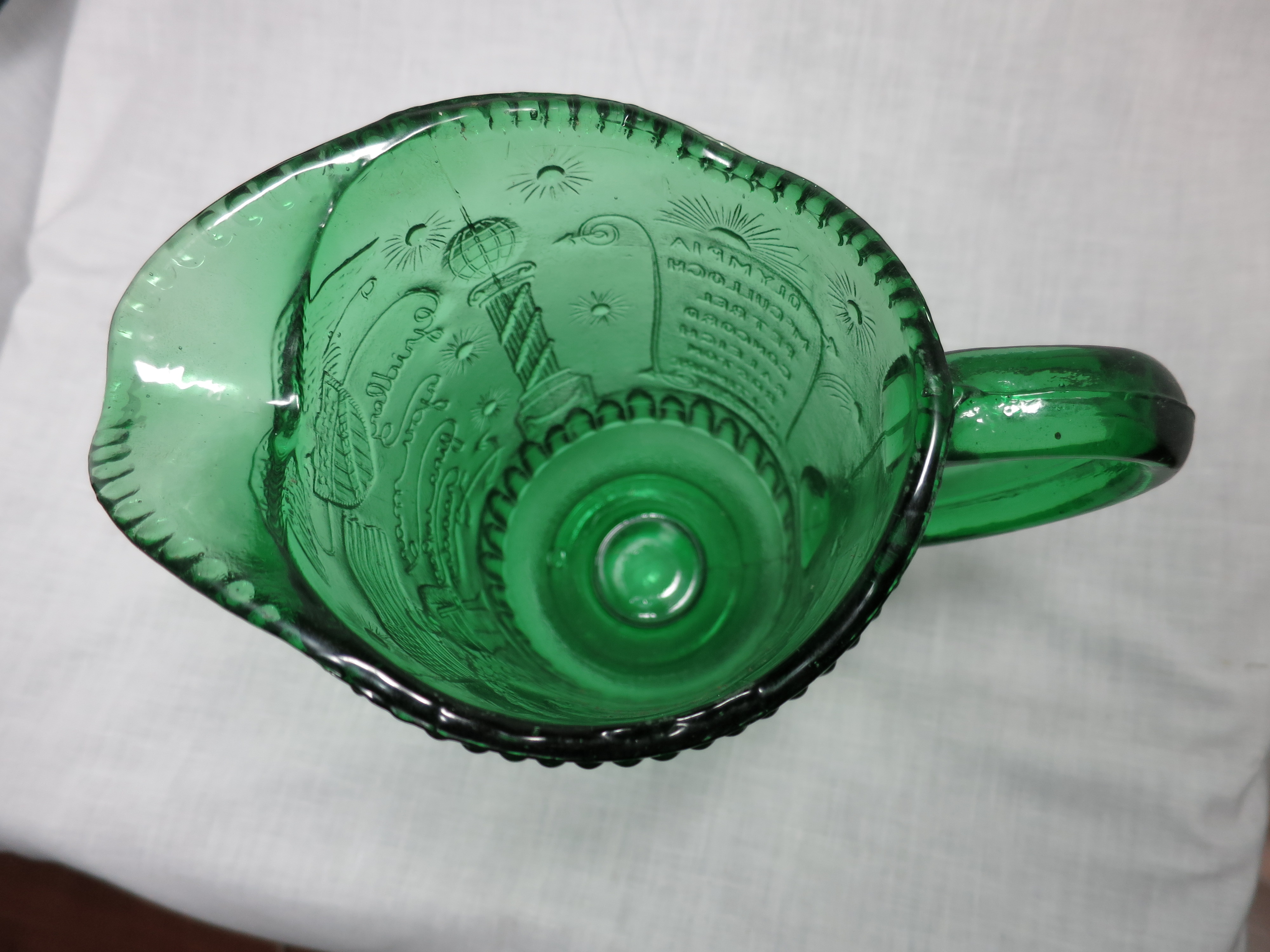 Admiral Dewey water pitcher Reproduction Color HTF