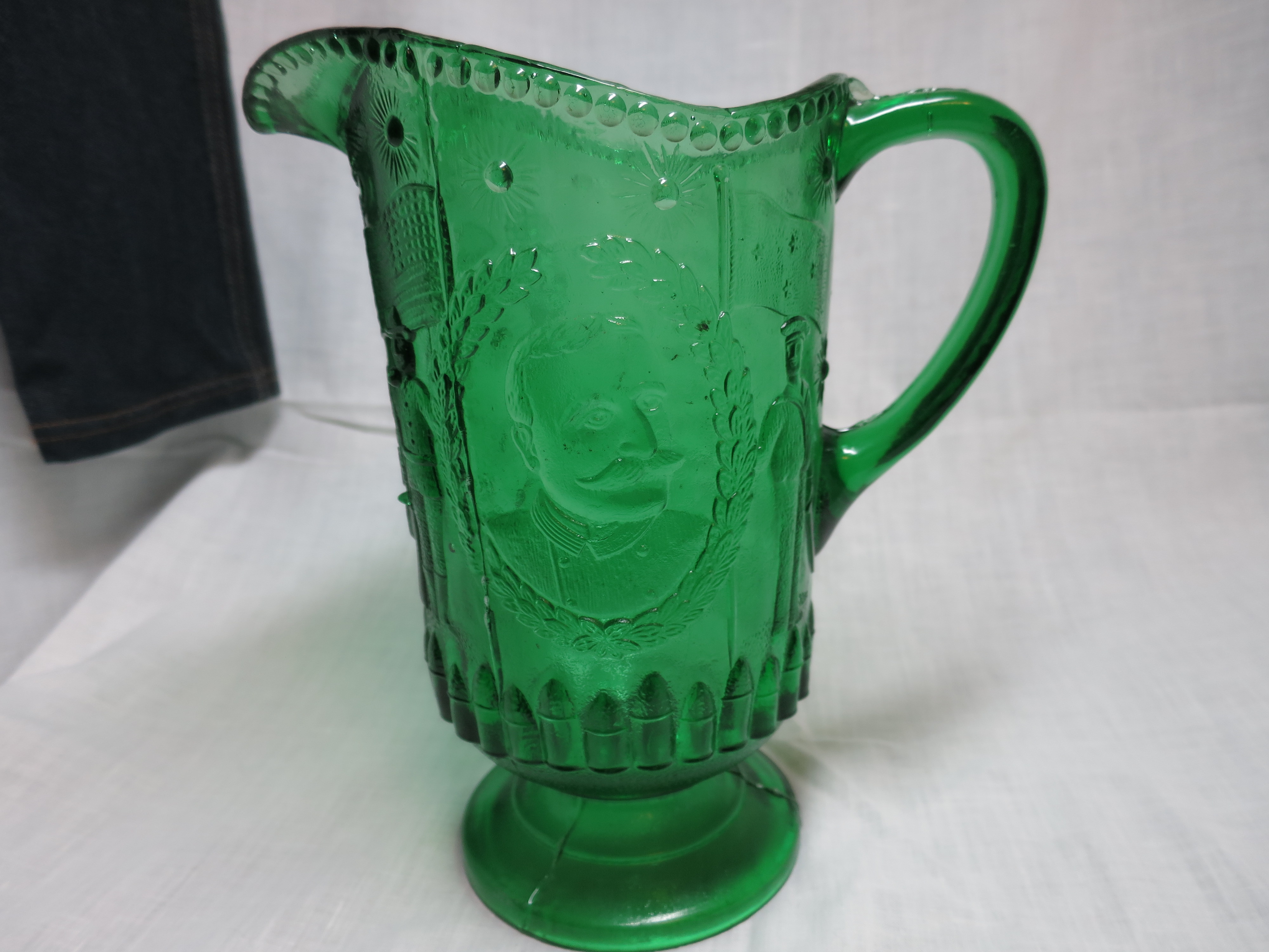 Admiral Dewey water pitcher Reproduction Color HTF