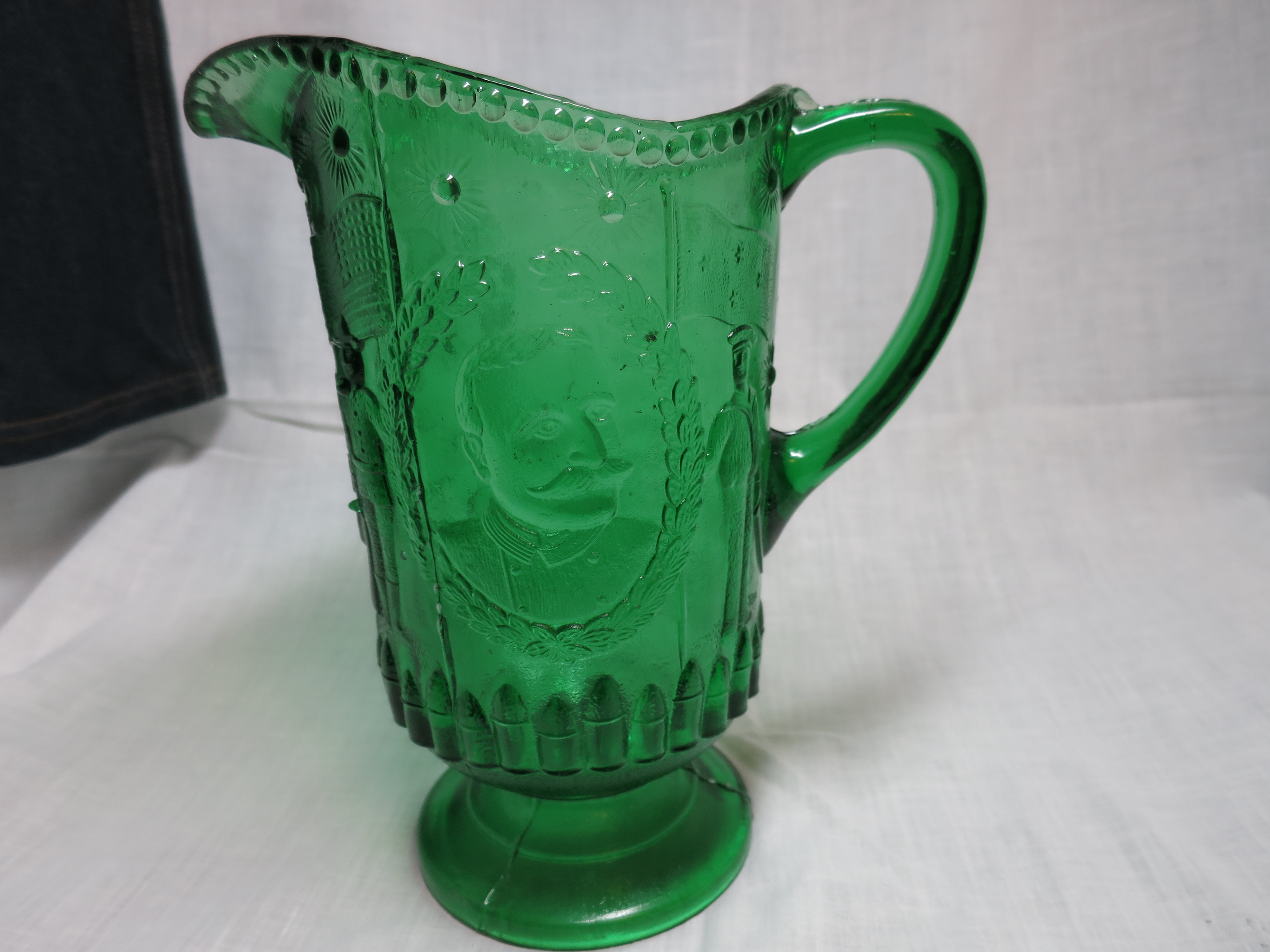 Admiral Dewey water pitcher Reproduction Color HTF