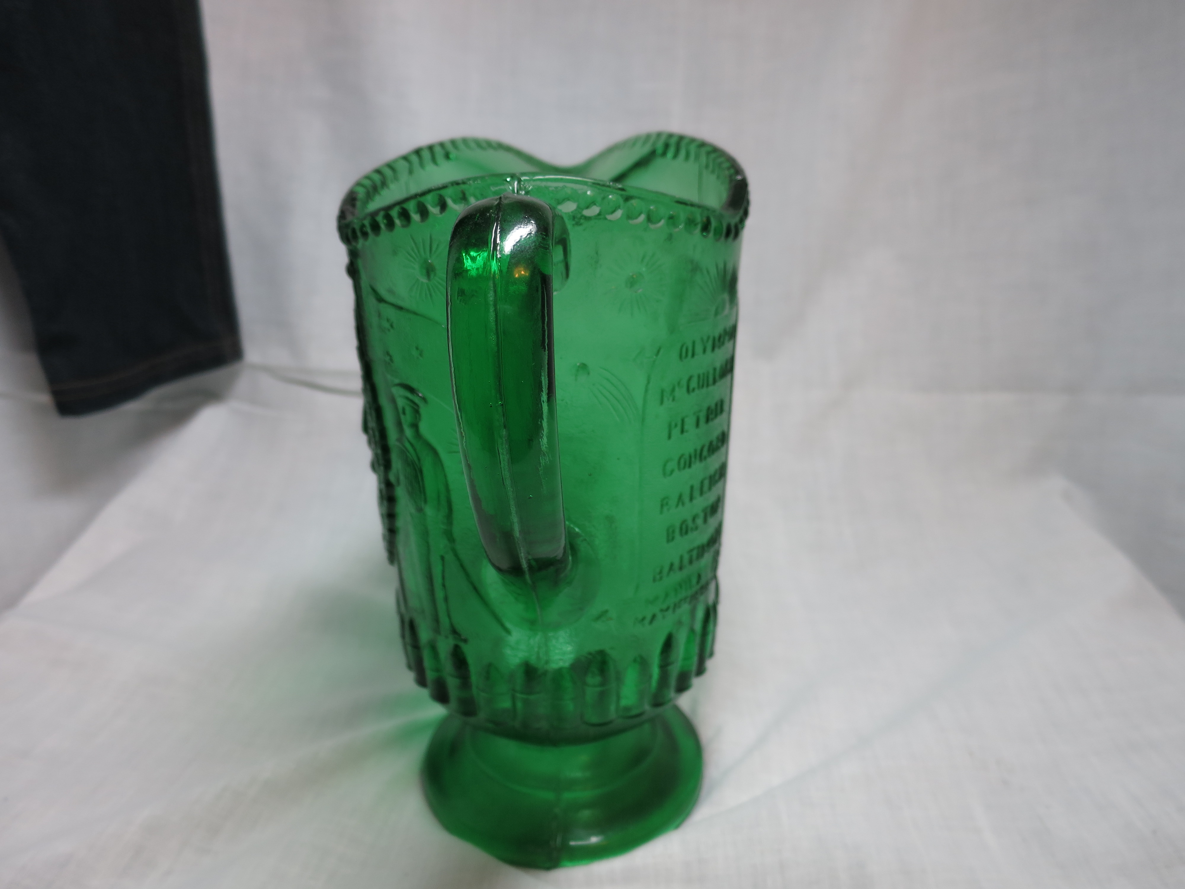 Admiral Dewey water pitcher Reproduction Color HTF