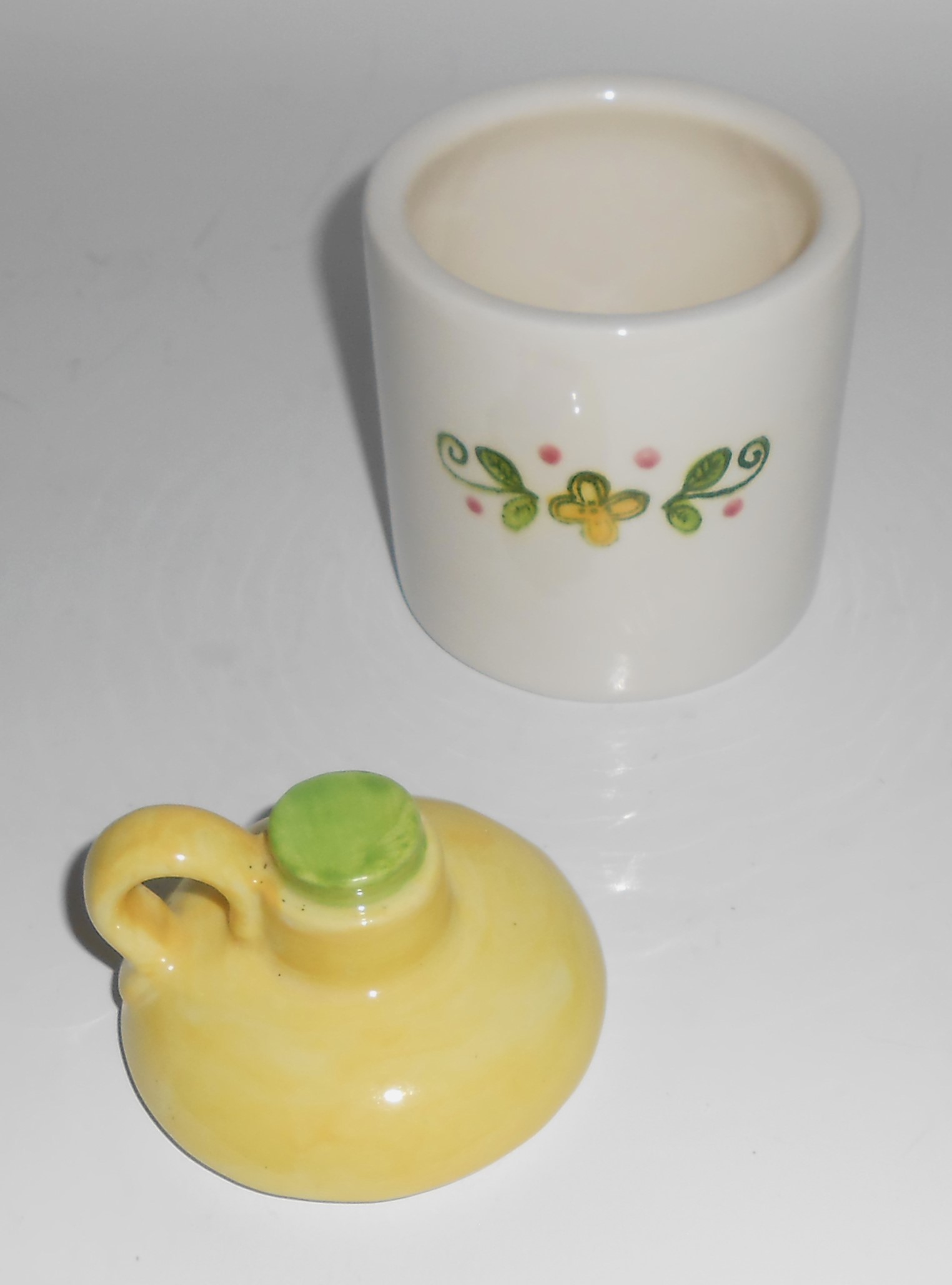 Metlox Pottery Poppy Trail Happy Time Jam / Mustard Jar