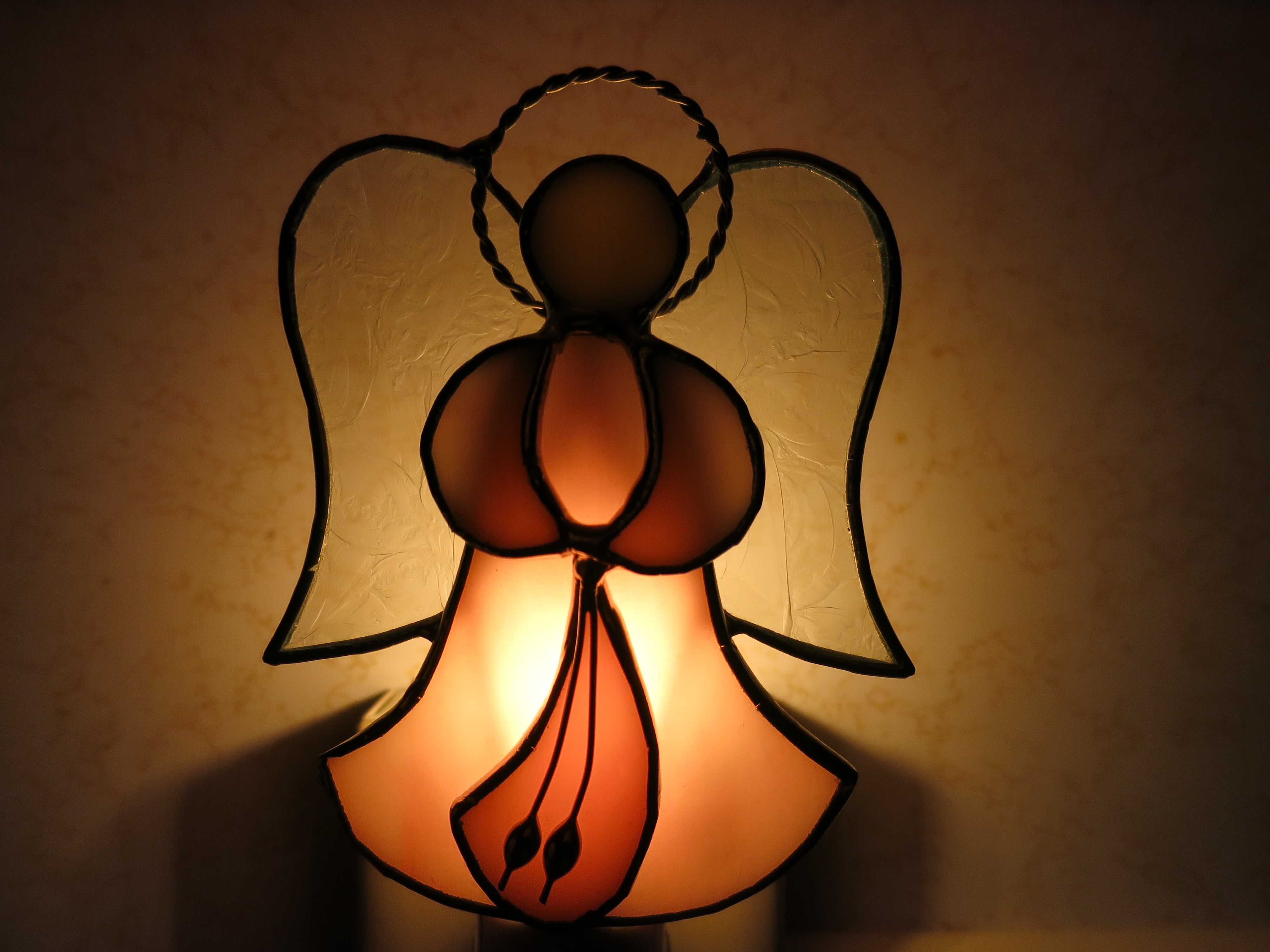 Stained Glass Angel Night Light Gallery Inc.