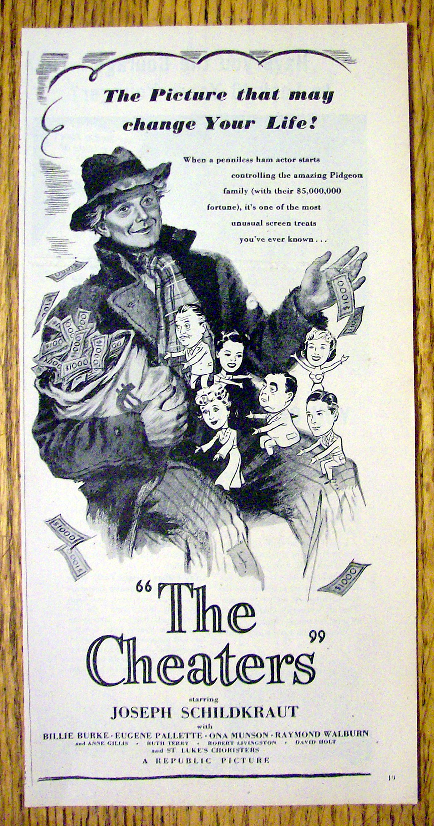 1945 The Cheaters with Billie Burke