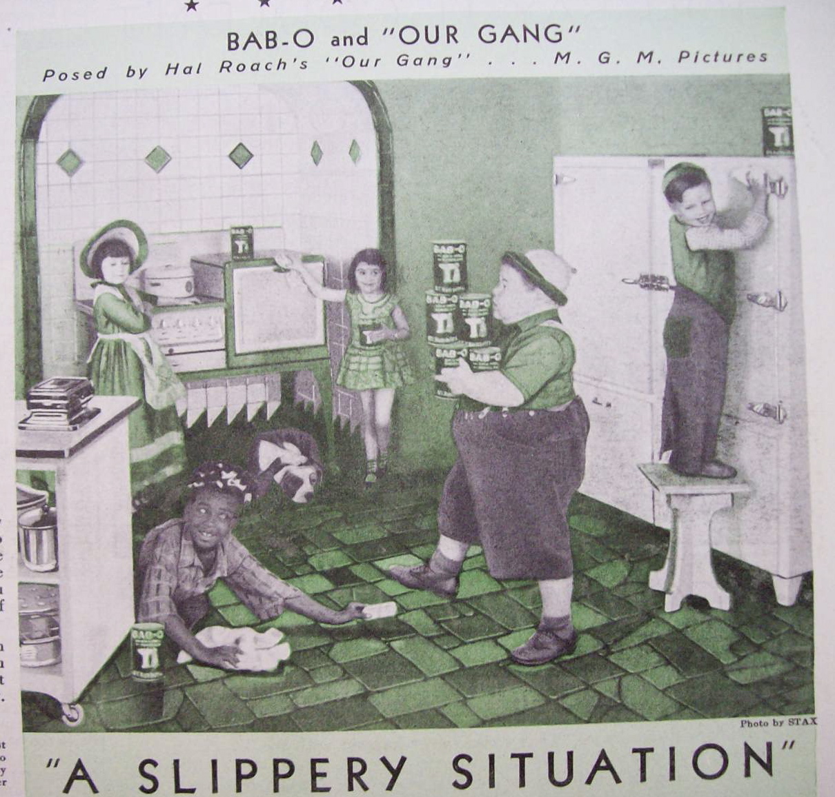 Vintage Ad: 1931 Bab-O with Hal Roach's Our Gang