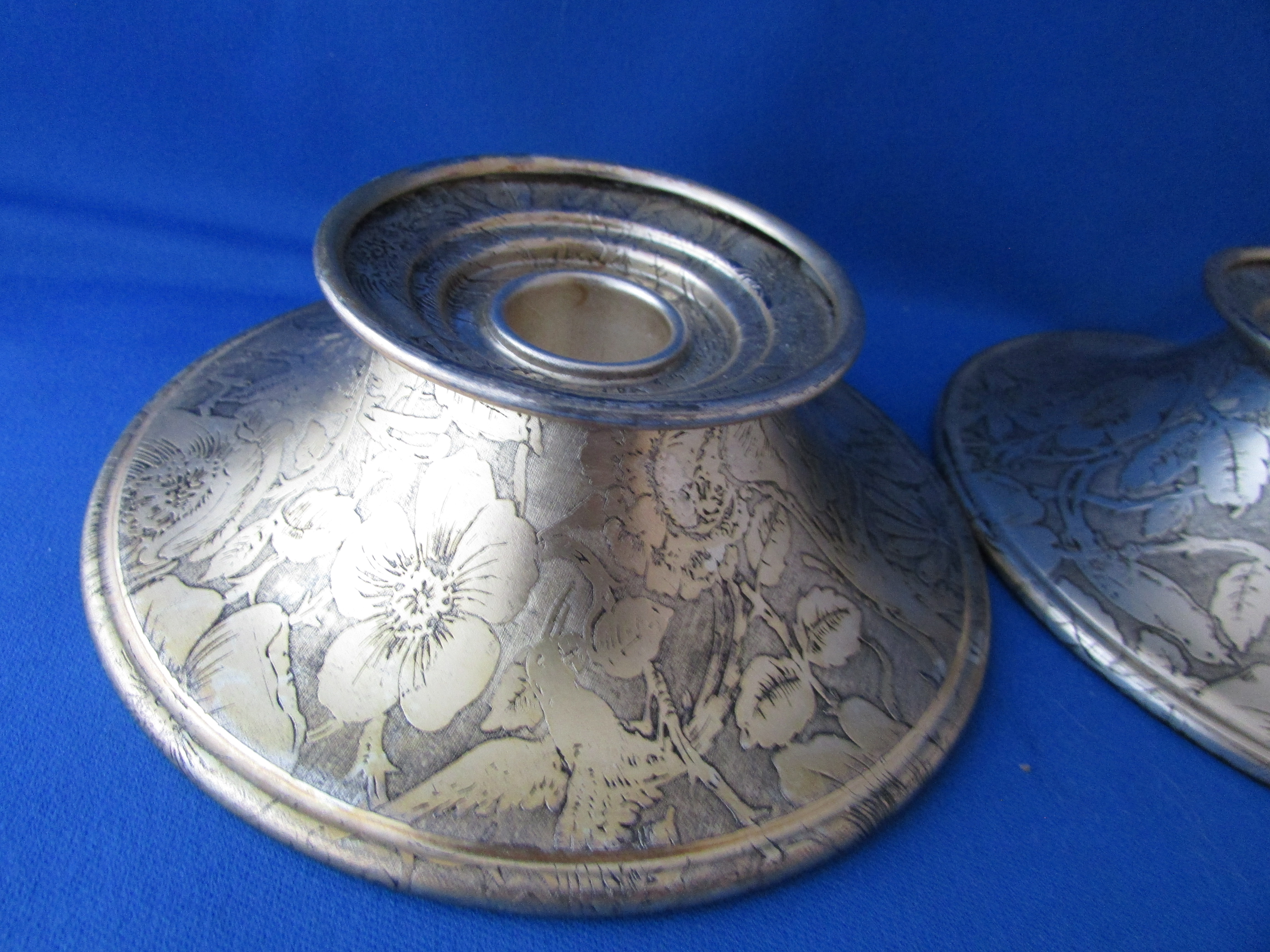Tapestry Metal Candle Holders